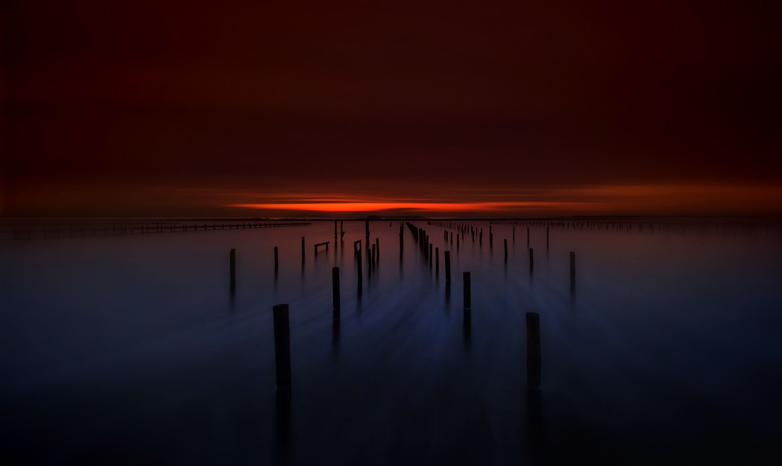 Nikon D300S sample photo. Twilight, steinhuder sea, lake photography