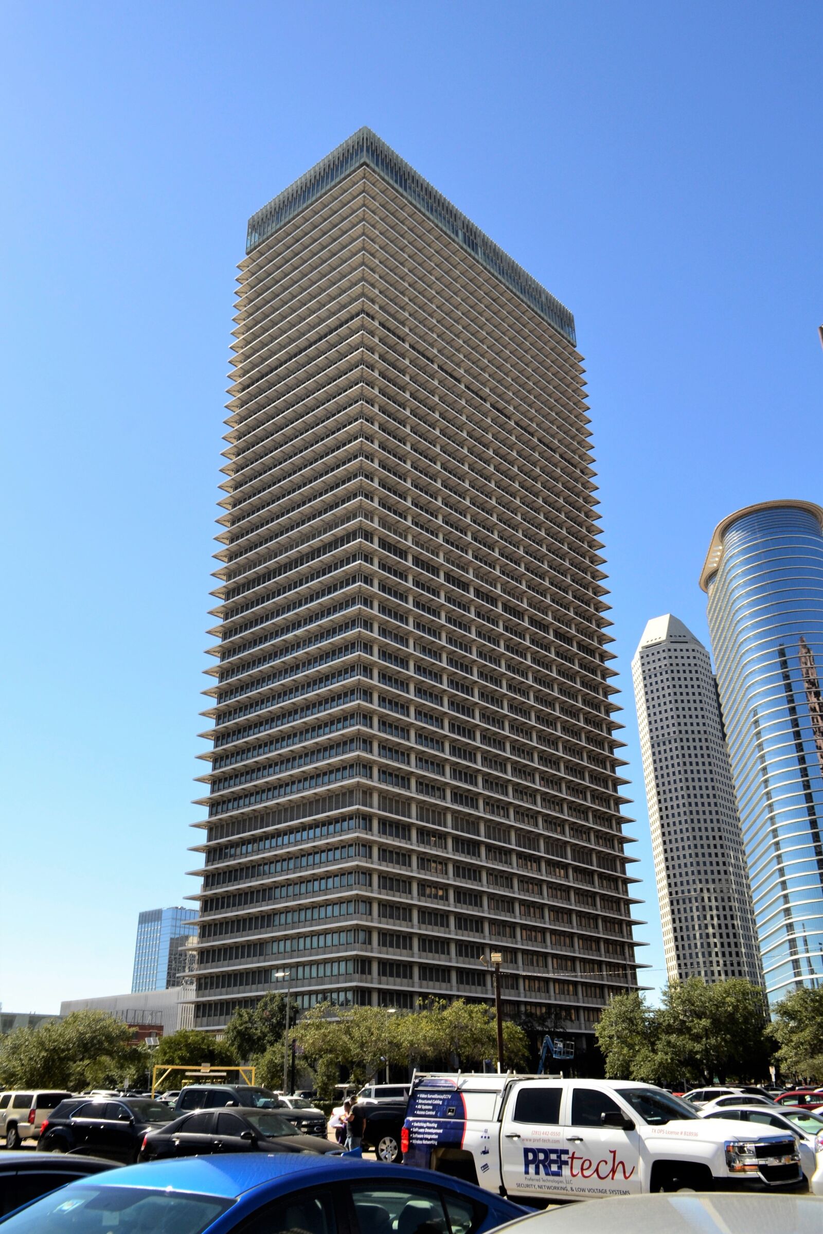 Nikon D3100 sample photo. Skyscraper, houston, texas photography
