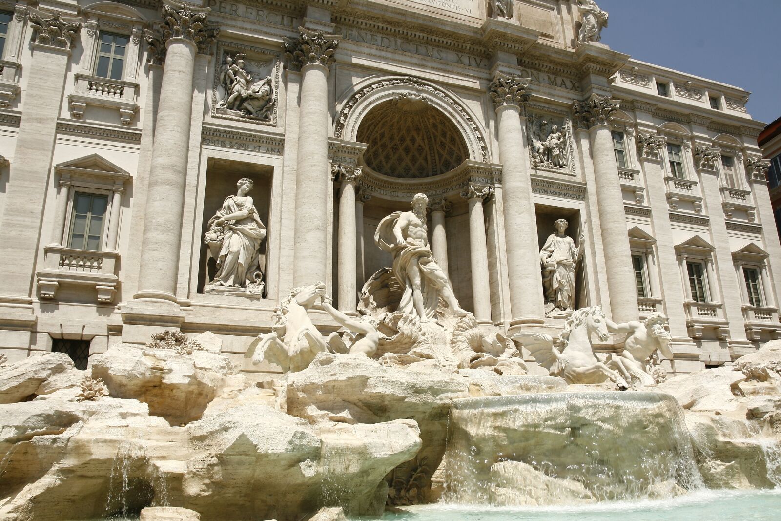 Canon EOS 30D sample photo. Rome, italy, trevi fountain photography