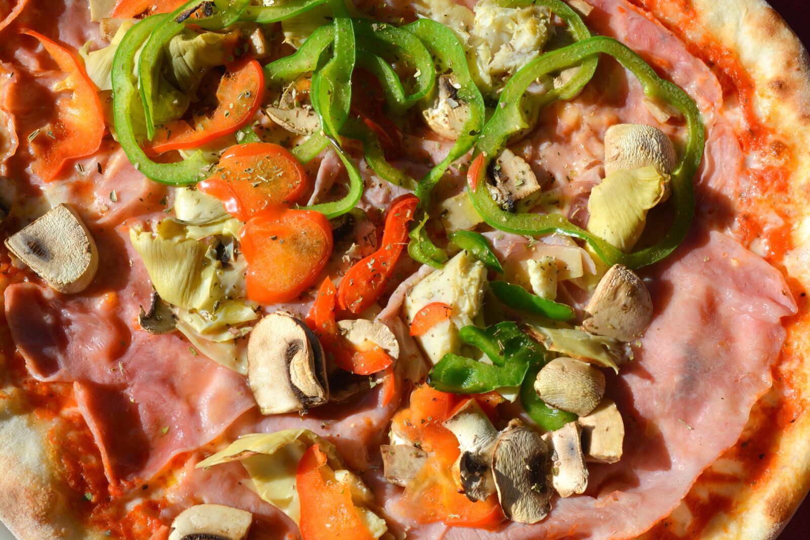 Nikon D5200 sample photo. Pizza, vegetables, food photography