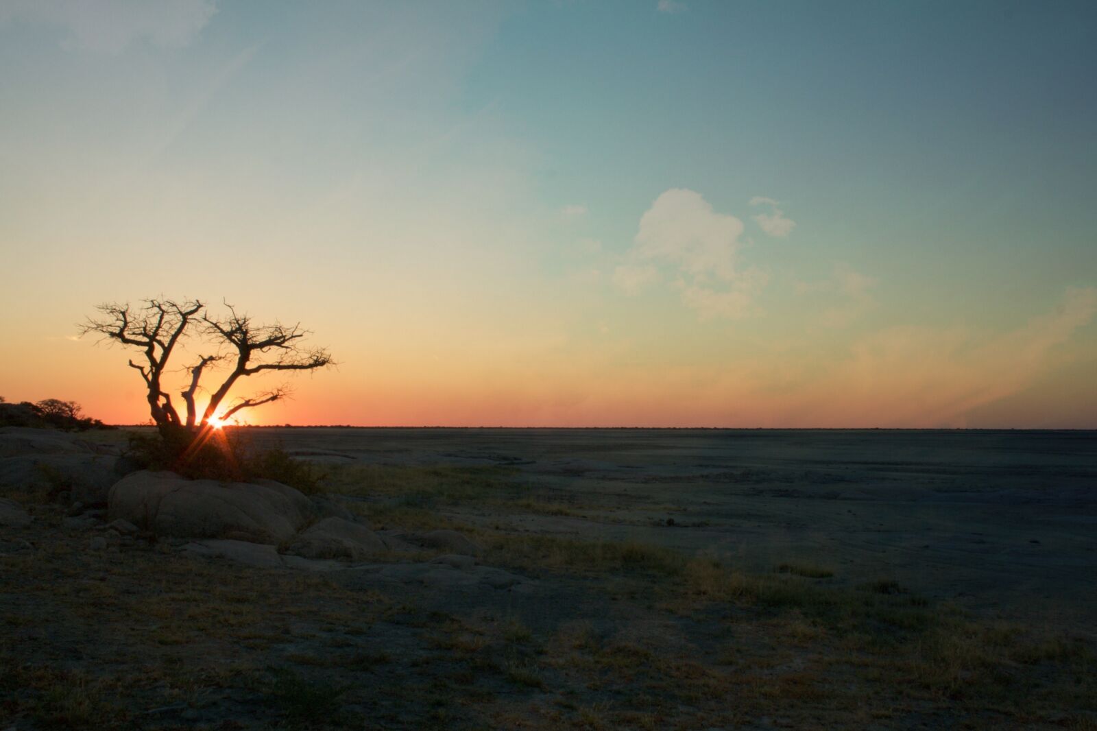 Canon EF-S 18-55mm F3.5-5.6 II sample photo. Sunset, africa, botswana photography