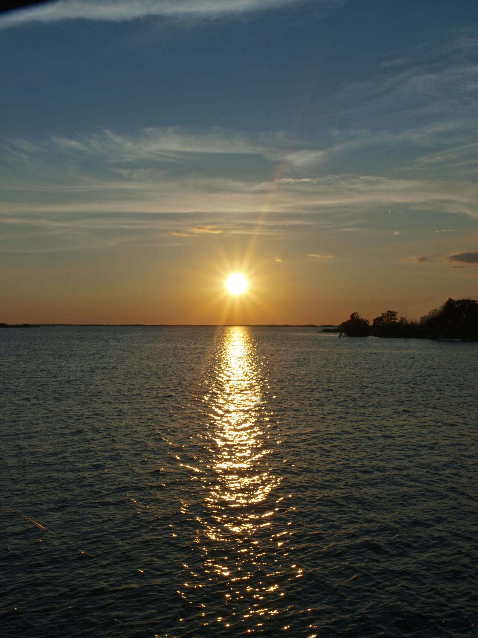 Olympus E-3 sample photo. Sunset, water, sun photography