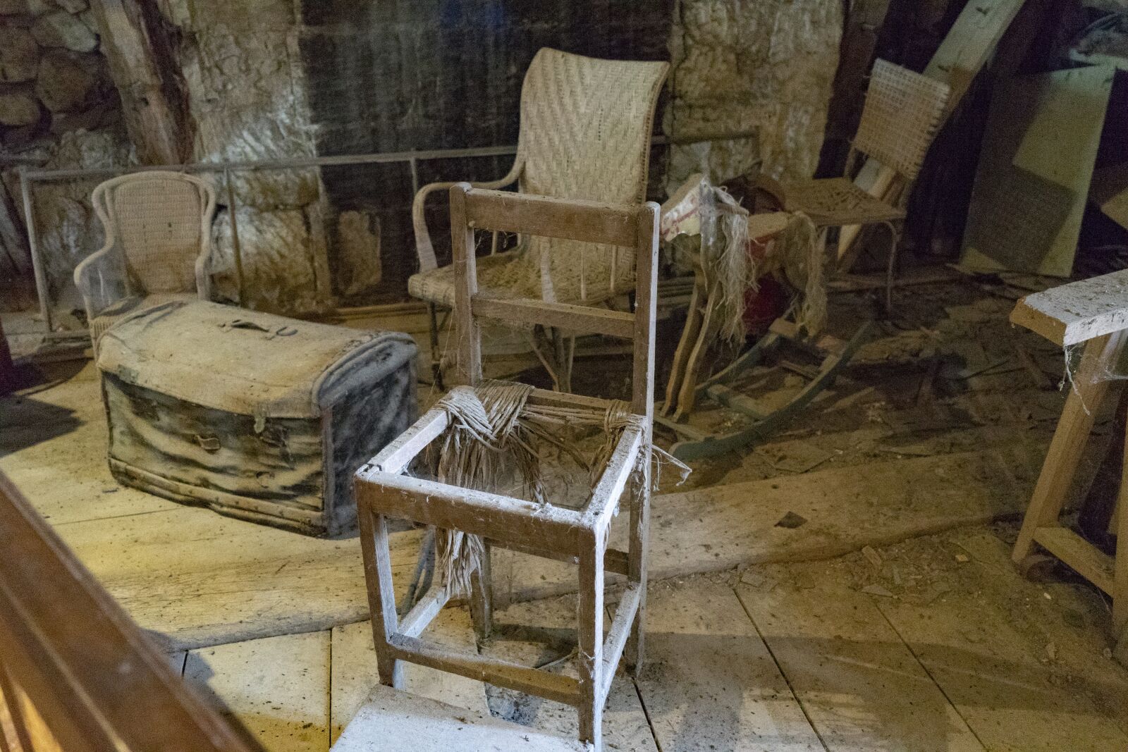 Sony a7 II + Sony Vario Tessar T* FE 24-70mm F4 ZA OSS sample photo. Attic, old, dusty photography