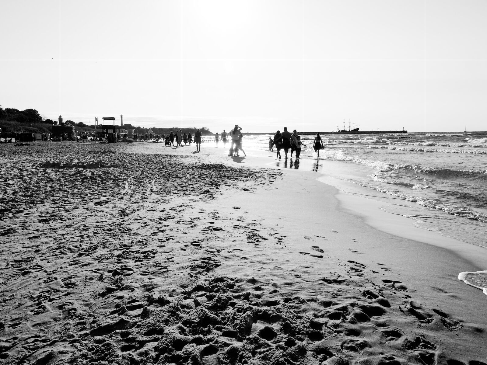 Olympus PEN E-PL6 sample photo. Beach, ustka, poland photography
