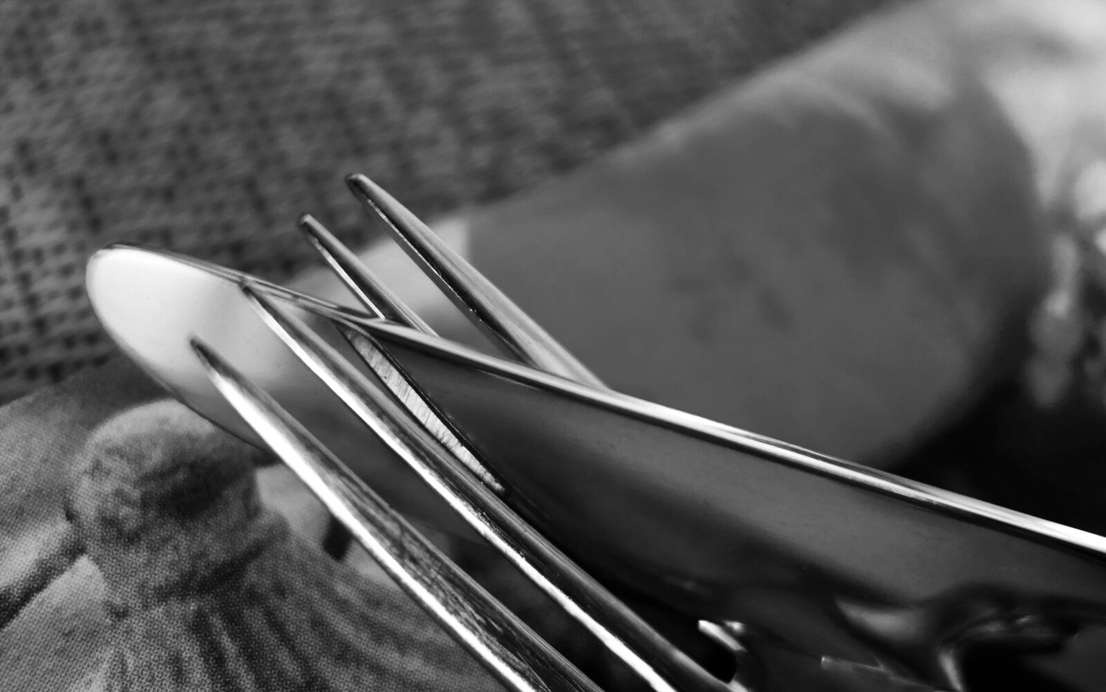 Panasonic Lumix DMC-LX10 (Lumix DMC-LX15) sample photo. Knife, fork, cutlery photography