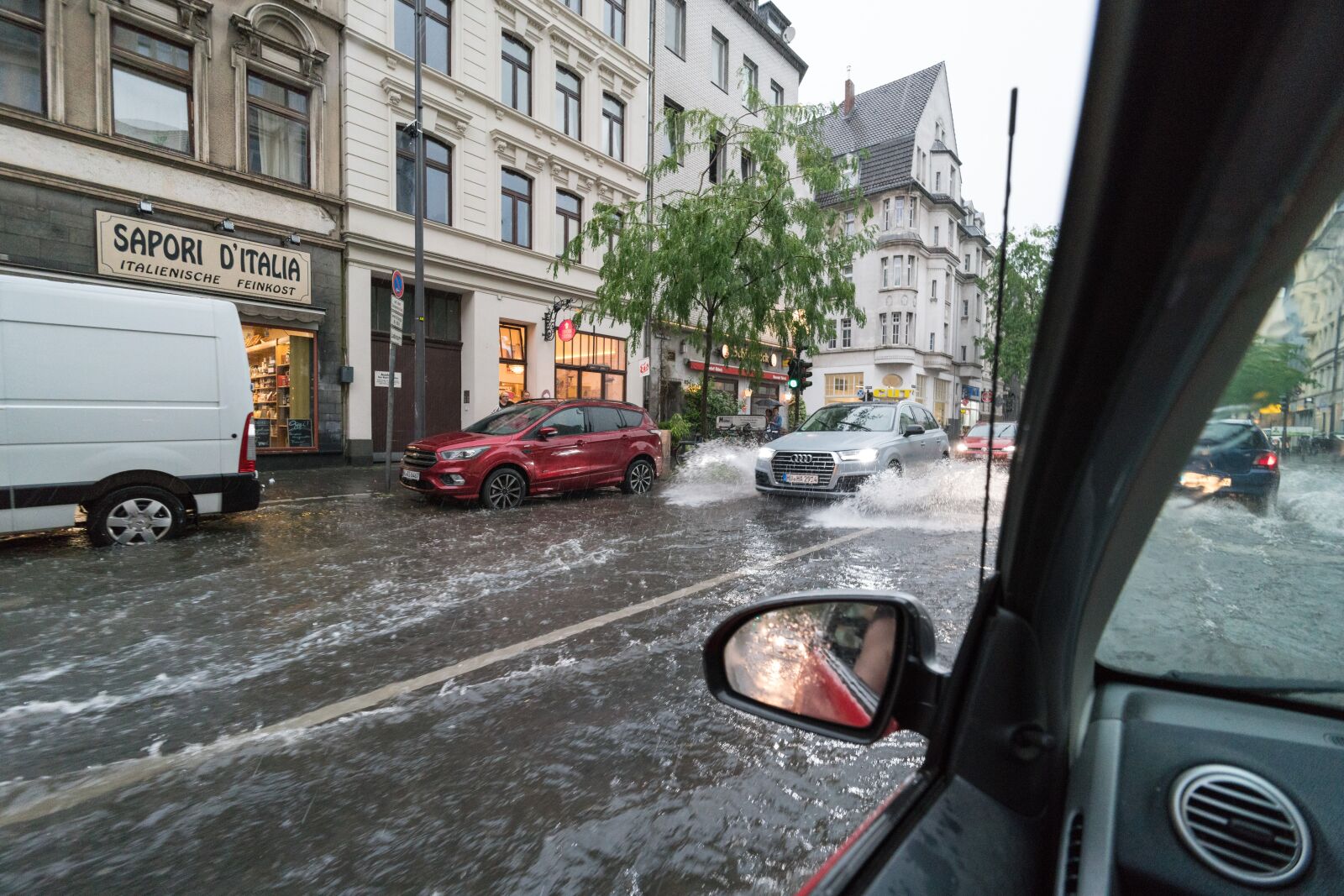 Sony a7R II + Voigtlander SUPER WIDE-HELIAR 15mm F4.5 III sample photo. Cologne, high water, rain photography