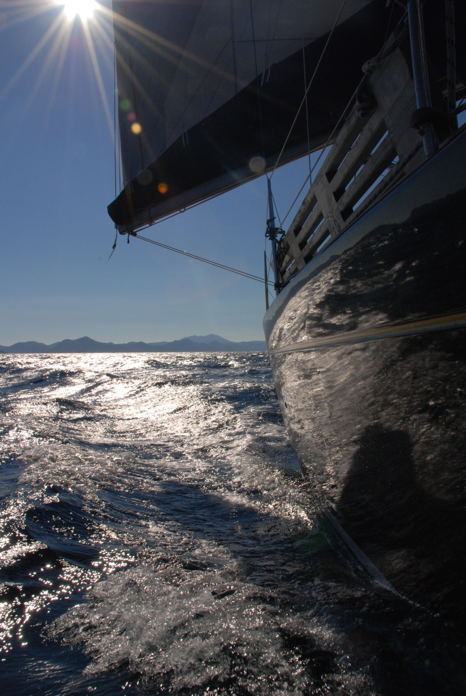 Nikon D80 sample photo. Sea, yacht, ocean photography