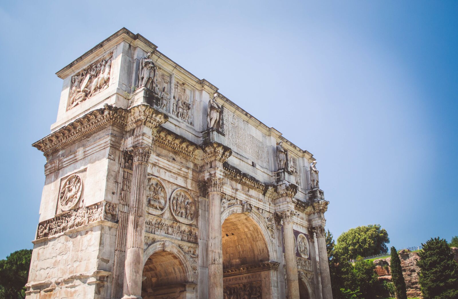 Nikon D3100 sample photo. Rome, arch of constantine photography