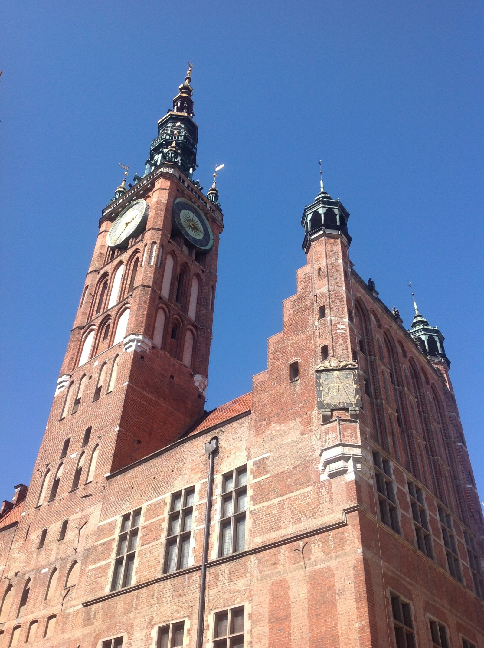 iPad back camera 4.28mm f/2.4 sample photo. Gdańsk, tower, brick photography