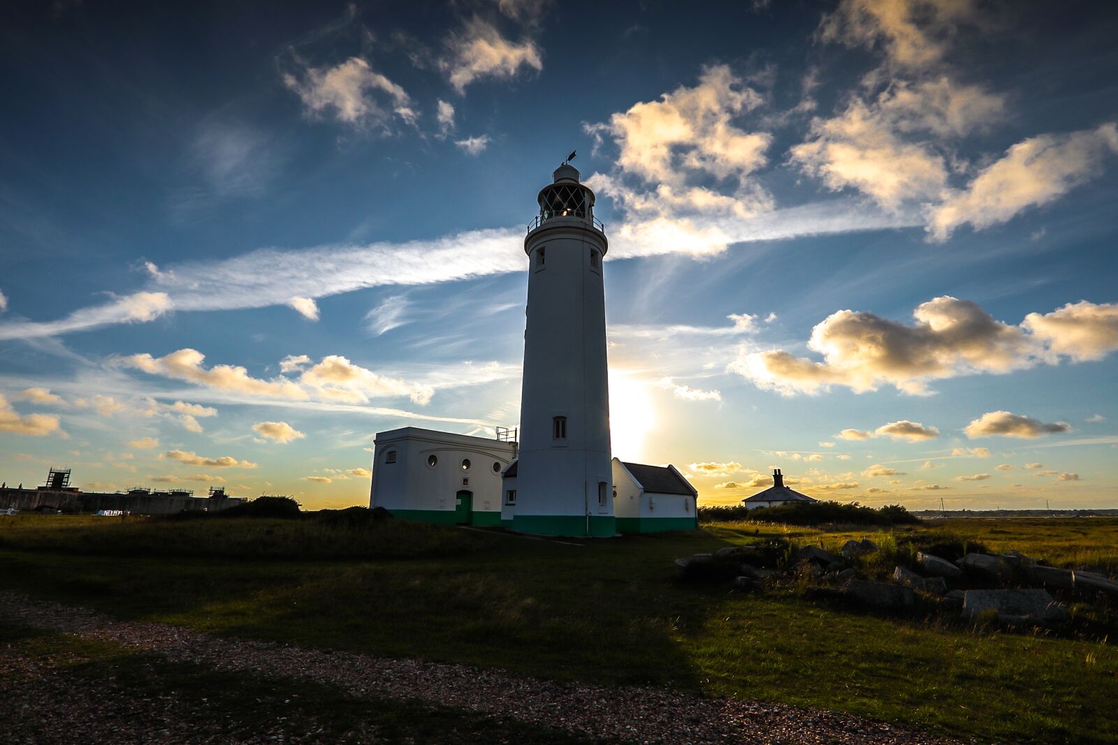 Canon EF 16-35mm F2.8L II USM sample photo. Lighthouse, sunset, coast photography