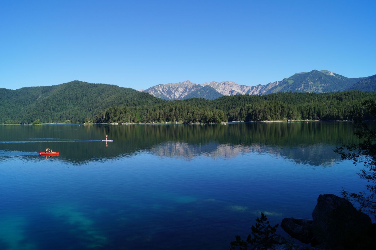 Sony DT 18-55mm F3.5-5.6 SAM II sample photo. Eibsee, bavaria, lake photography