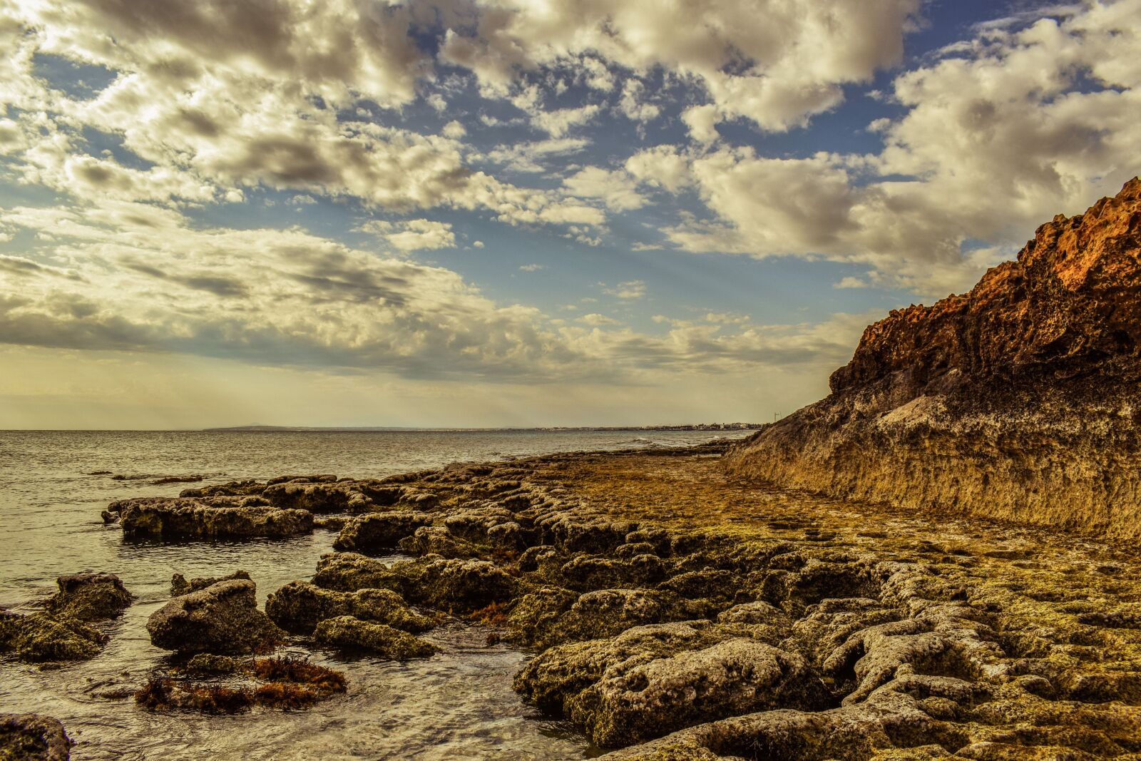 Nikon D3300 sample photo. Rocky coast, sea, sky photography