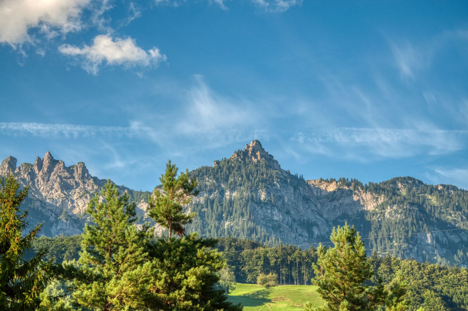 Nikon D5000 sample photo. Mountains, alpine, walgau photography