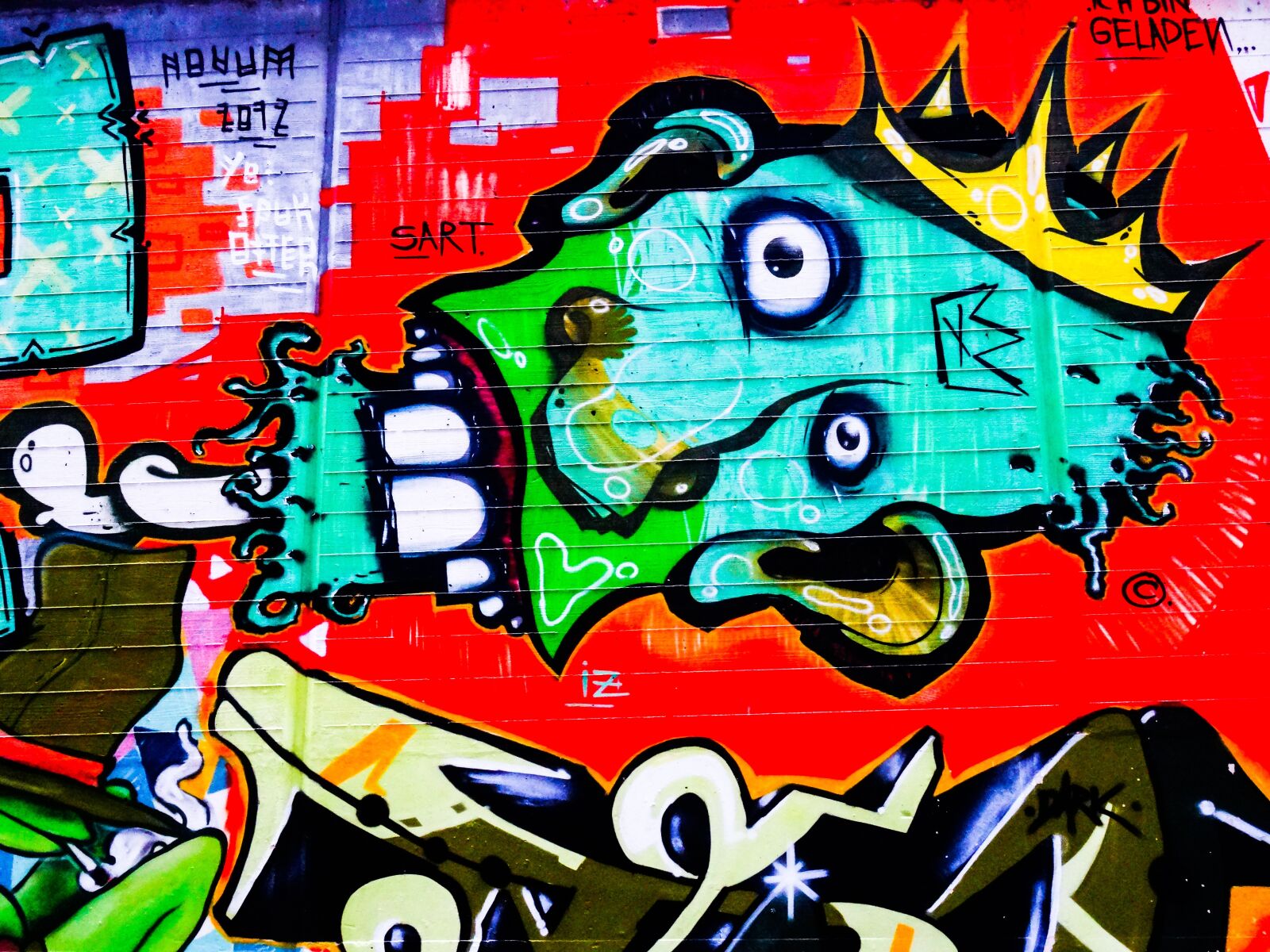 Sony Cyber-shot DSC-HX50V sample photo. Graffiti, decoration, painted photography