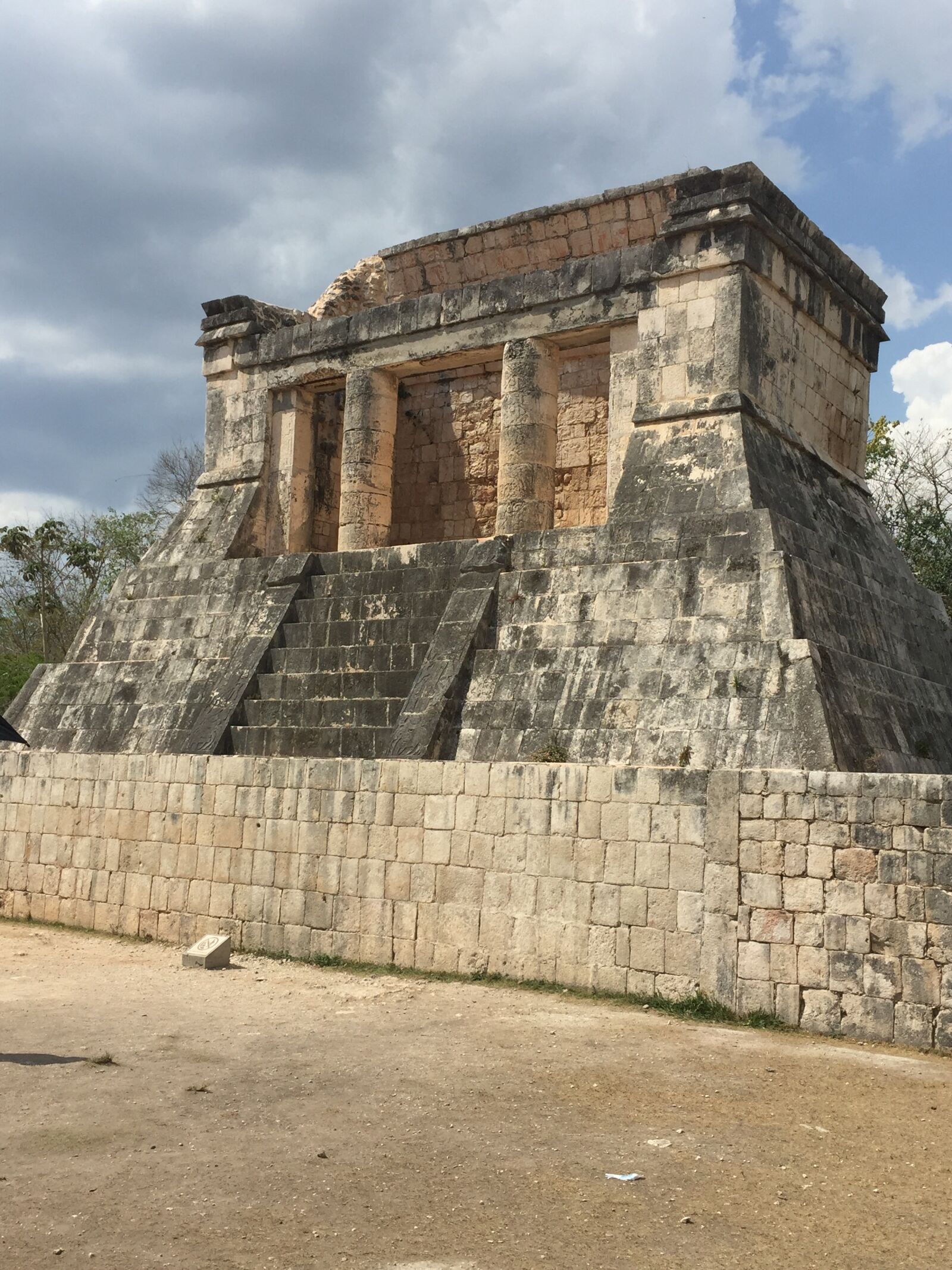 iPhone 6 Plus back camera 4.15mm f/2.2 sample photo. Mayan, ruin, arch photography