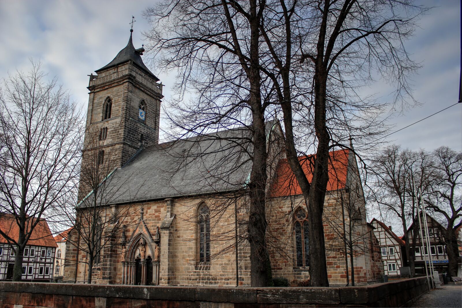 Canon EOS 550D (EOS Rebel T2i / EOS Kiss X4) sample photo. Church, volkmarsen, bell tower photography