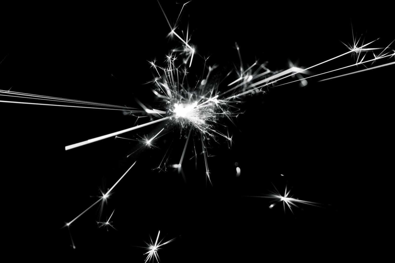 Nikon D90 sample photo. Sparkler, new year's eve photography