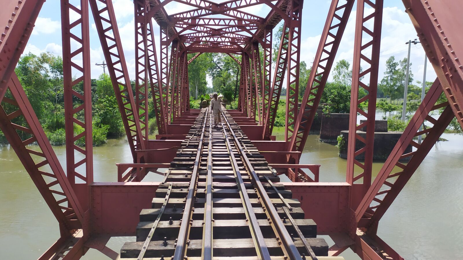 Xiaomi Redmi Note 7 sample photo. Natural scenery, rail line photography