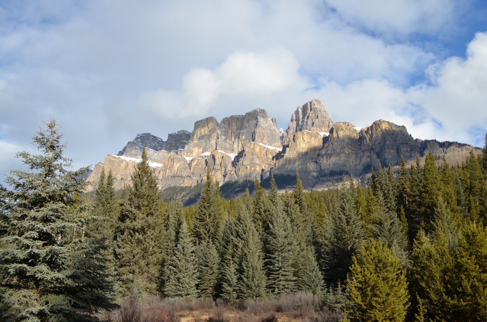 Nikon D5100 sample photo. Castle mountain, mountain, rockies photography