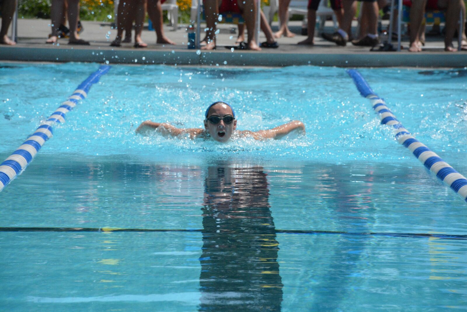 Nikon D7100 sample photo. Swimming, butterfly, swimmer photography