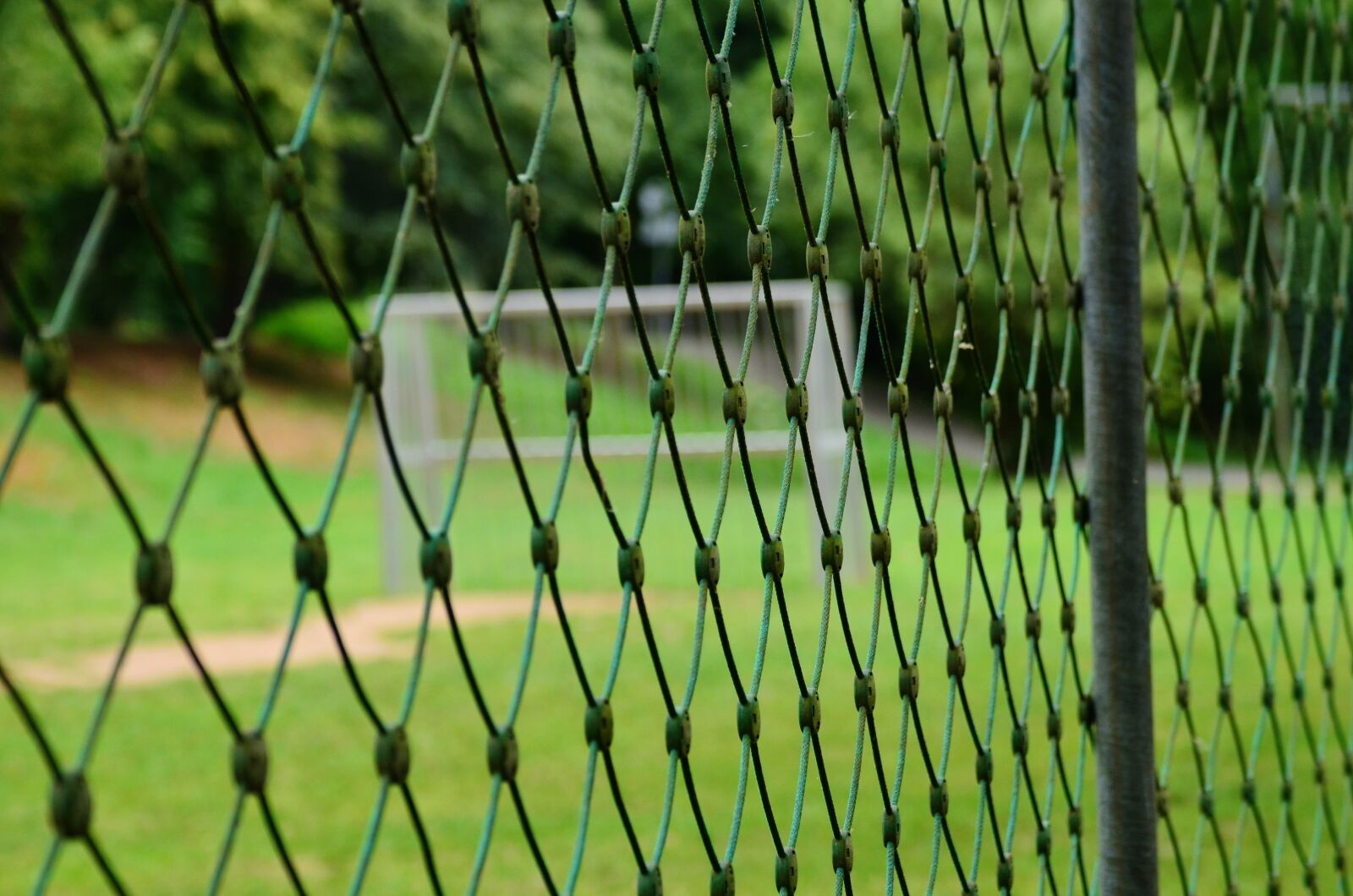 Nikon D5100 sample photo. Sports ground, goal, web photography