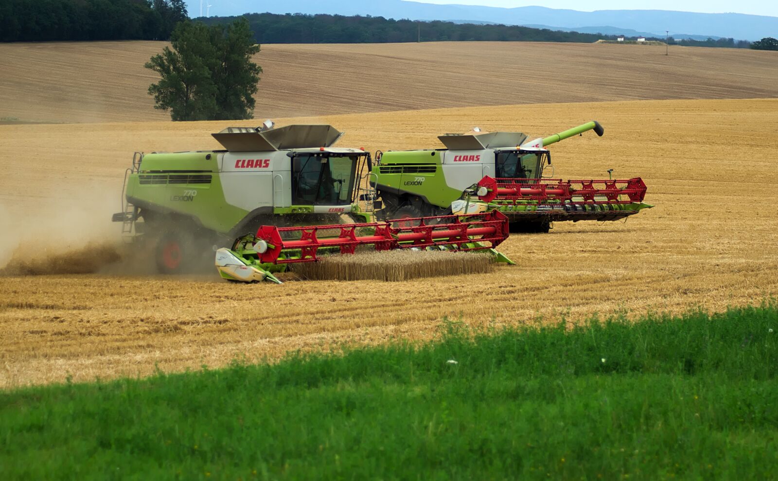 Nikon D3300 sample photo. Combine harvester, harvest, grain photography