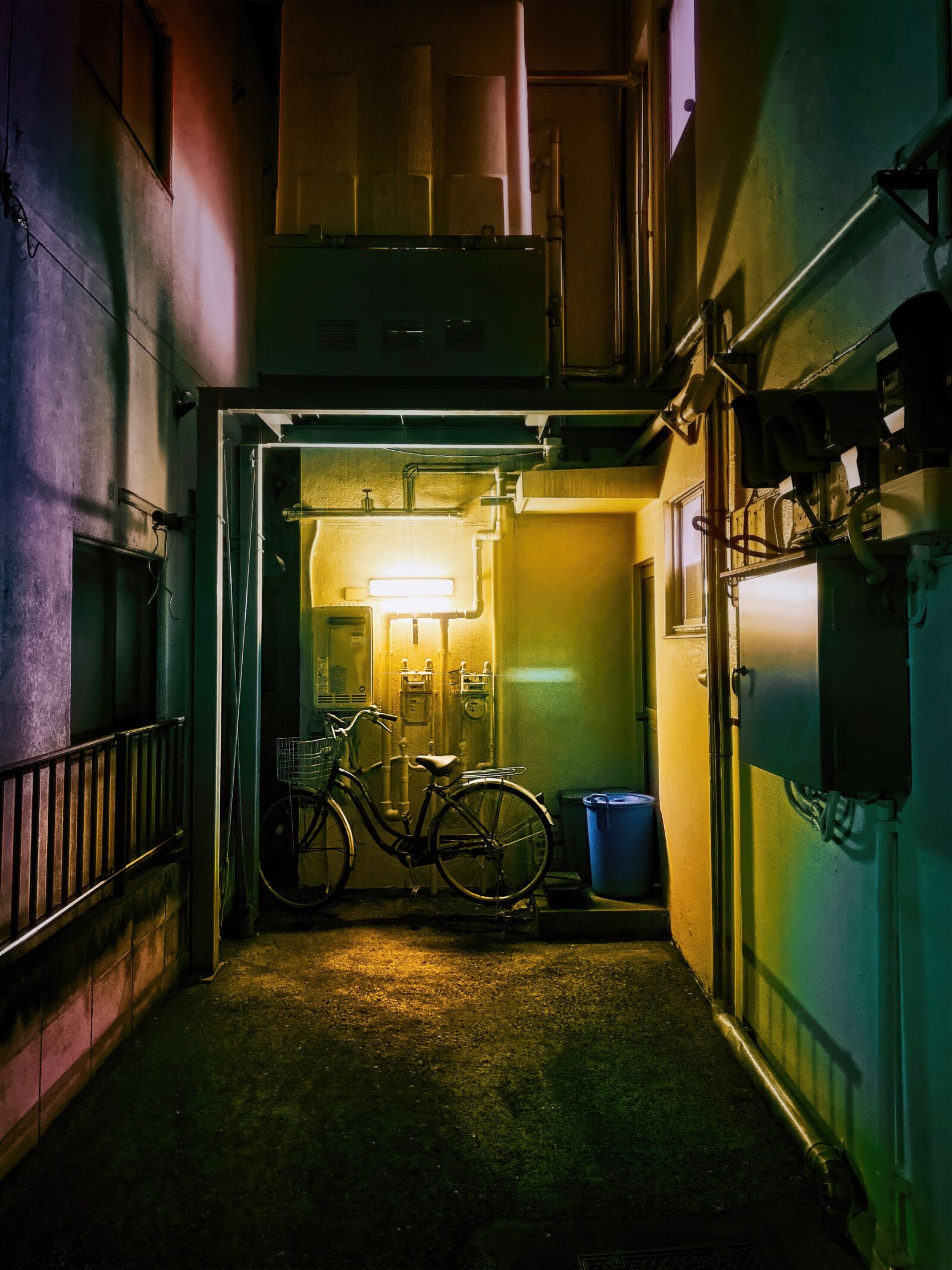 Apple iPhone 11 Pro Max sample photo. Alley, apartments, architecture photography