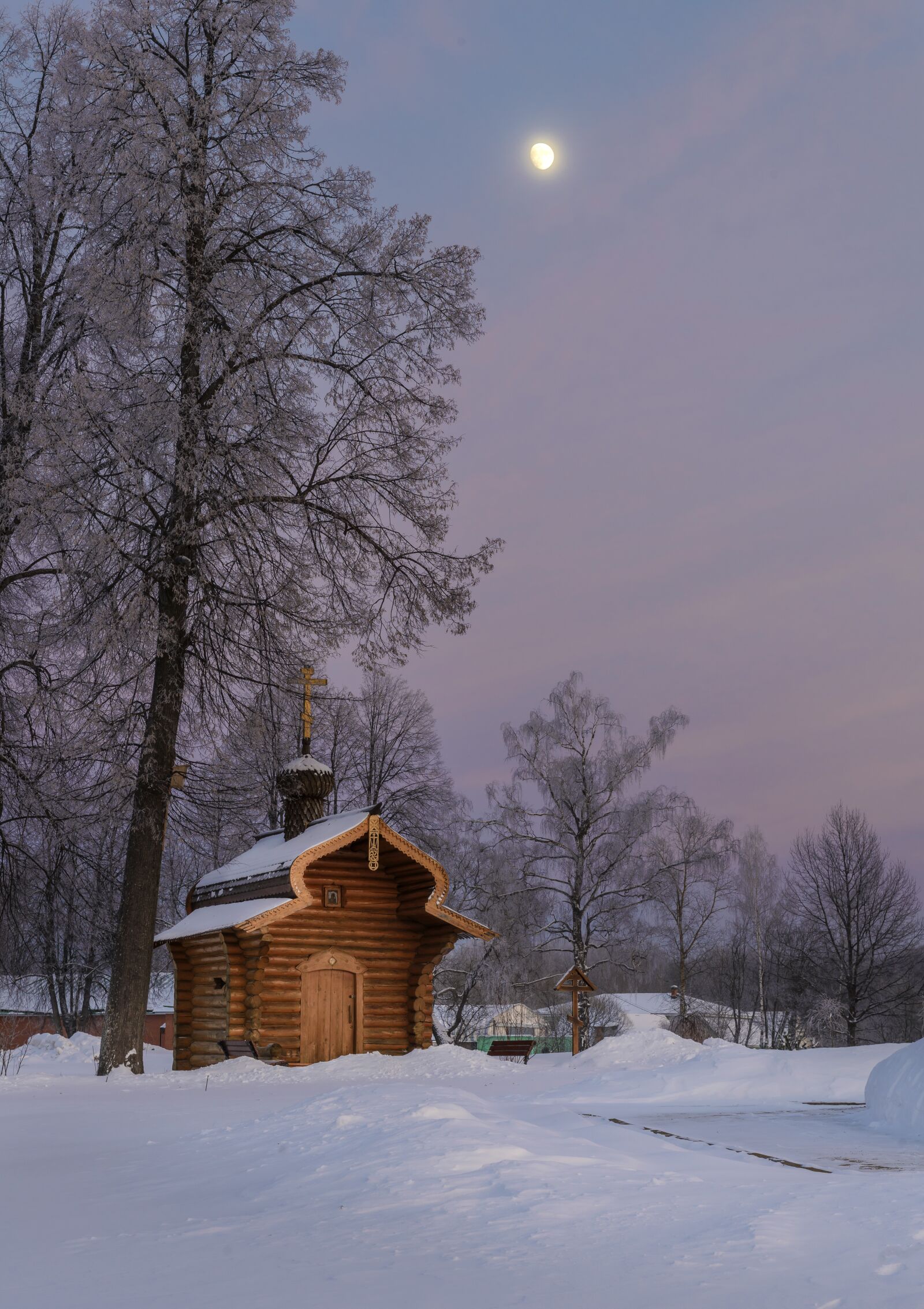 Nikon D800 sample photo. Evening, winter, landscape photography