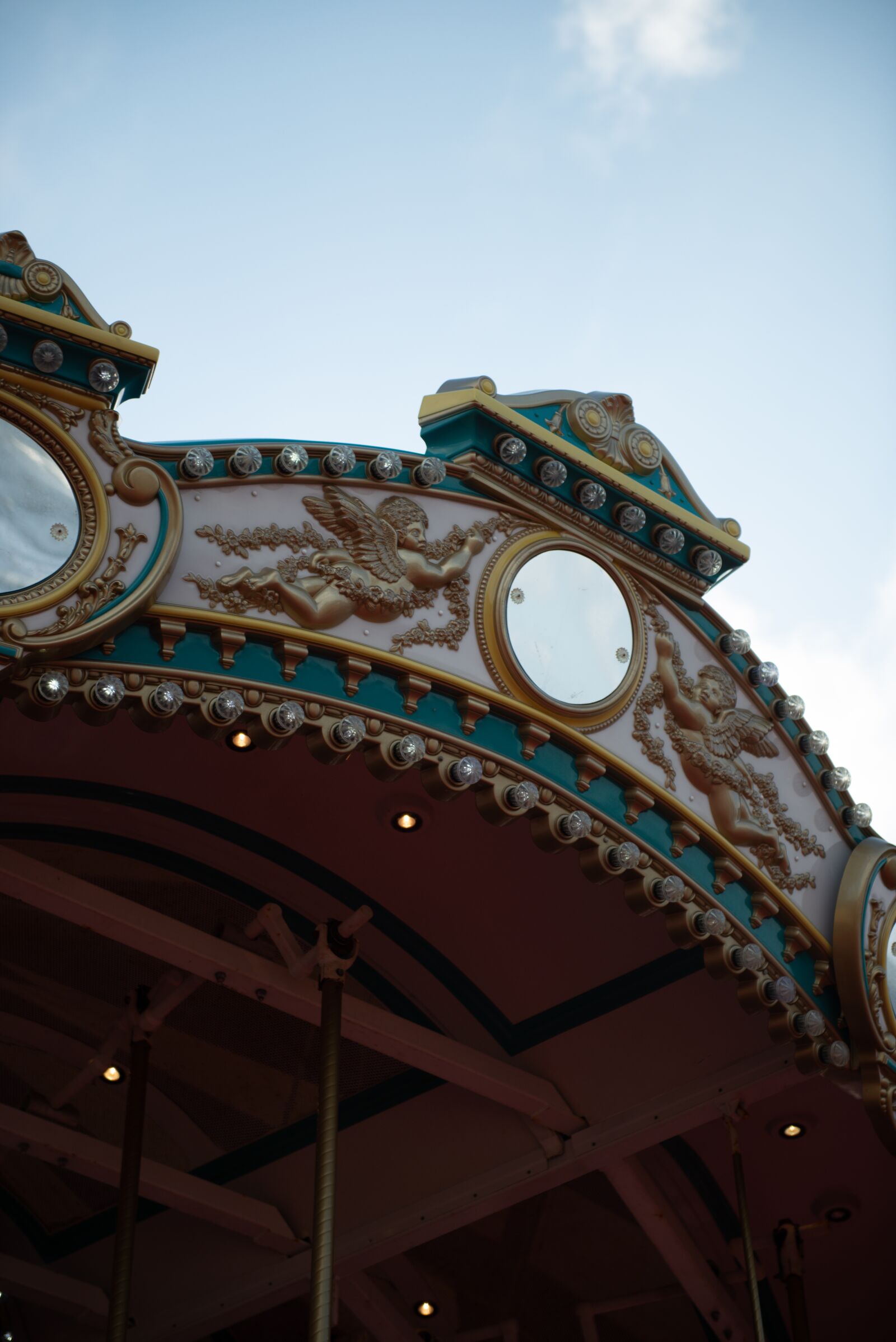 Nikon D800 sample photo. Carousel, merry-go-round, amusement park photography