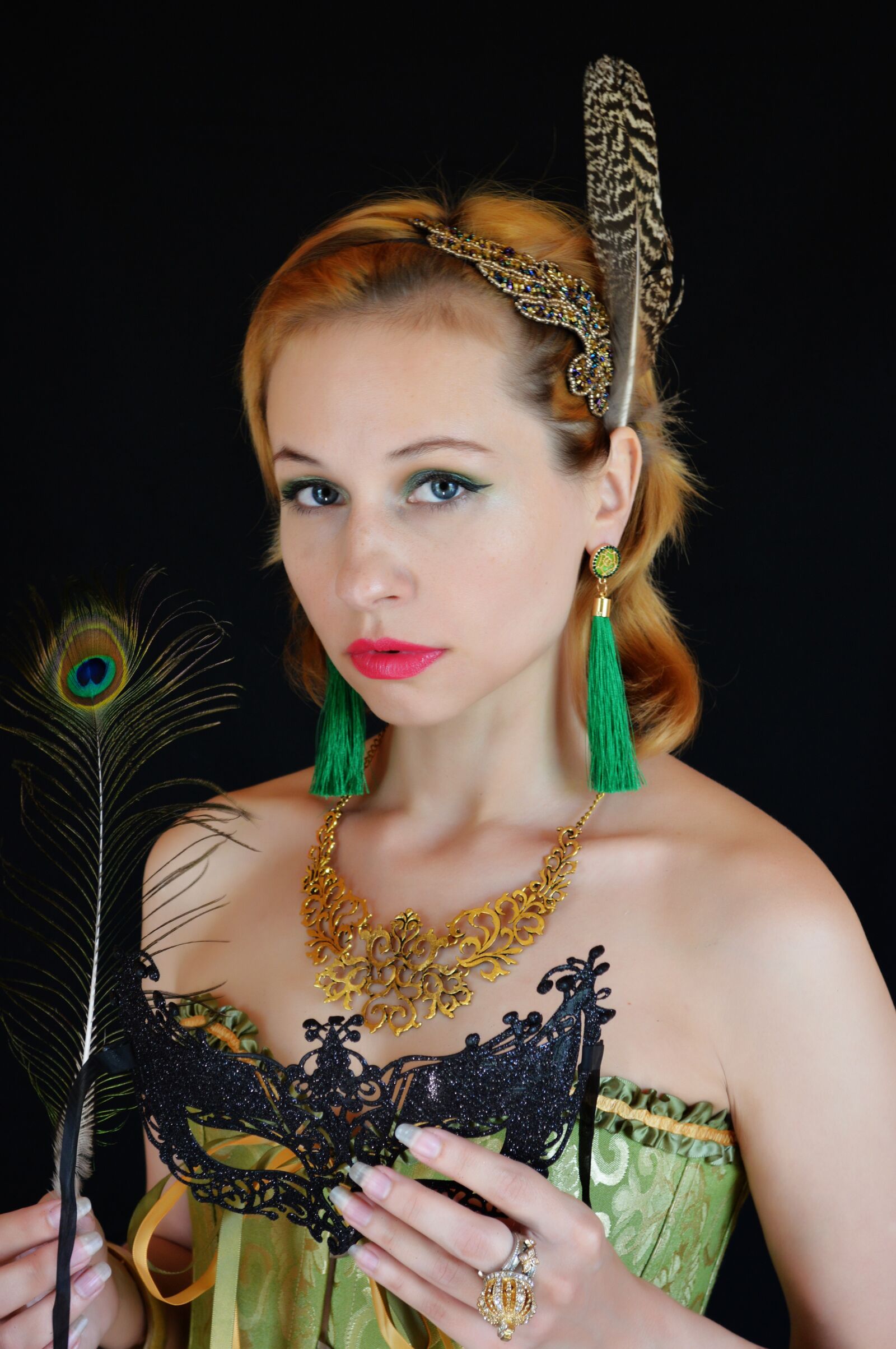 Nikon D3200 sample photo. Mask, girl, venice photography