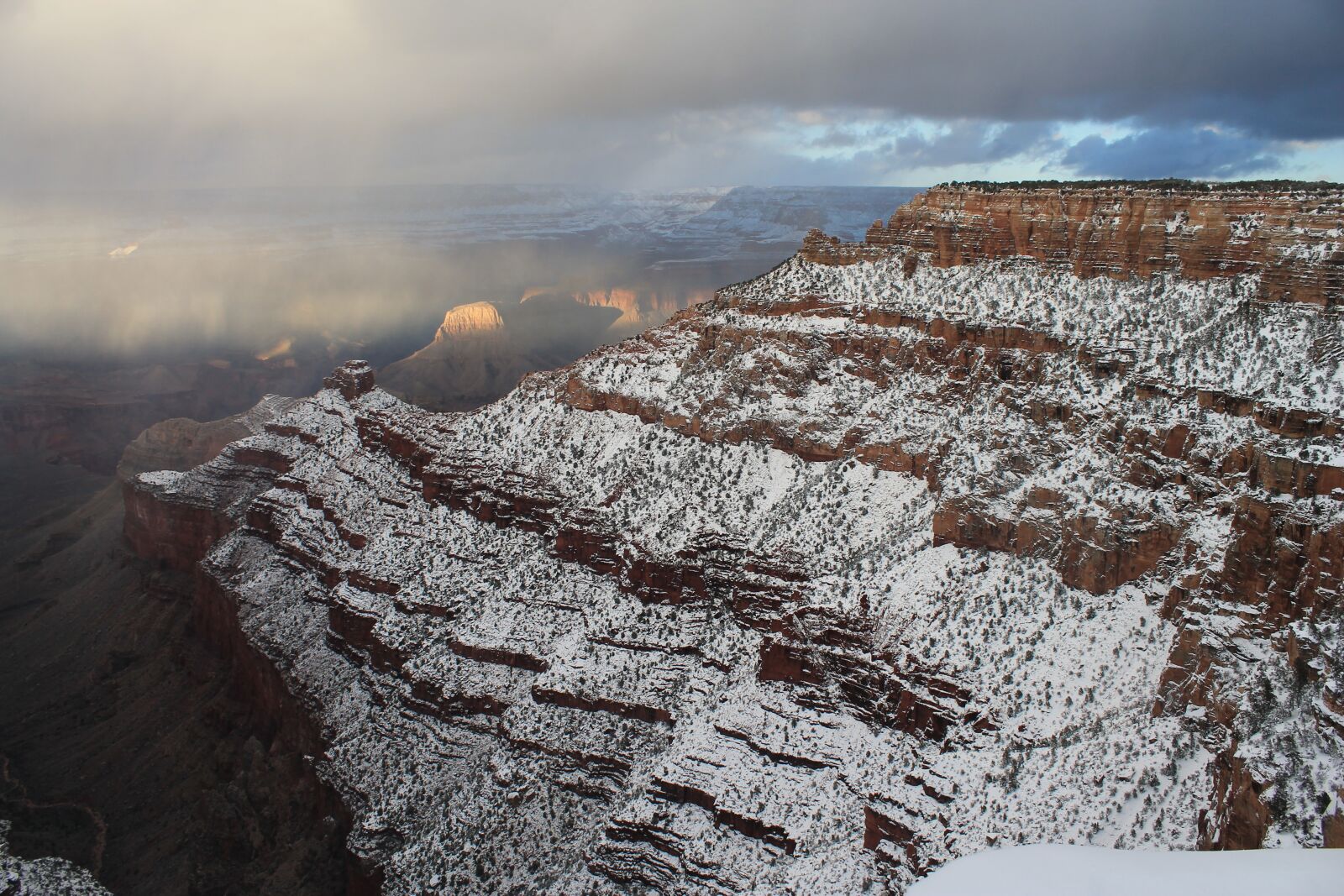Canon EOS 1100D (EOS Rebel T3 / EOS Kiss X50) sample photo. Grand canyon, winter, canyon photography