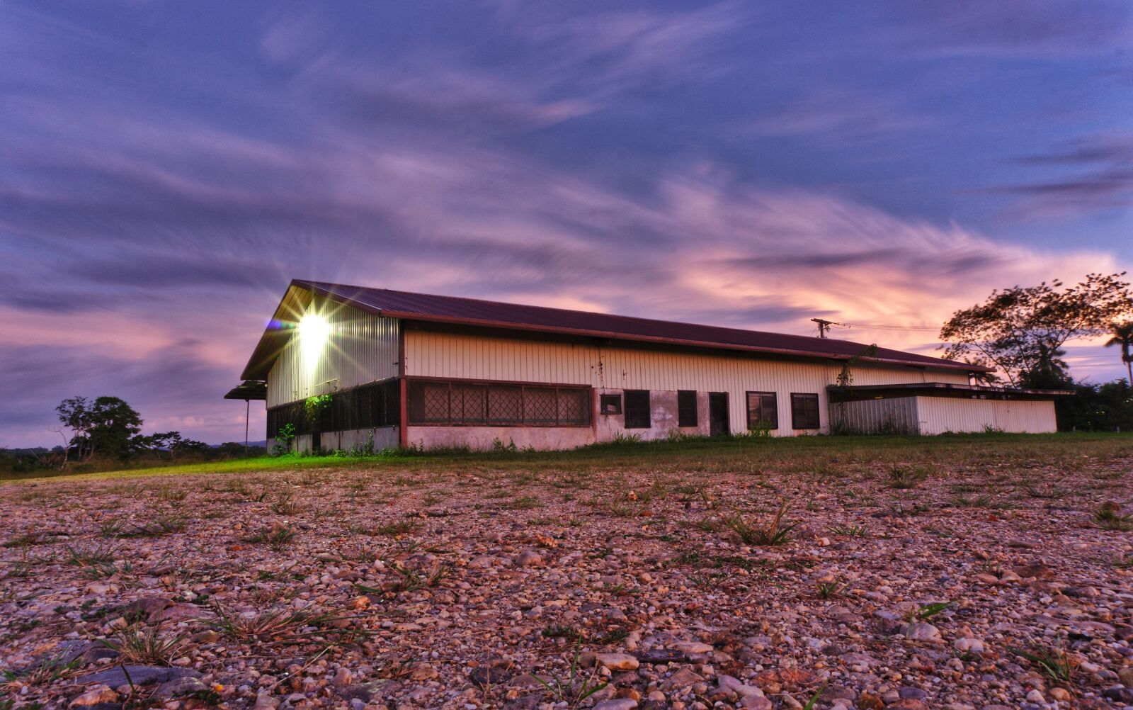 Sony a6000 sample photo. Ware house, sky, long photography