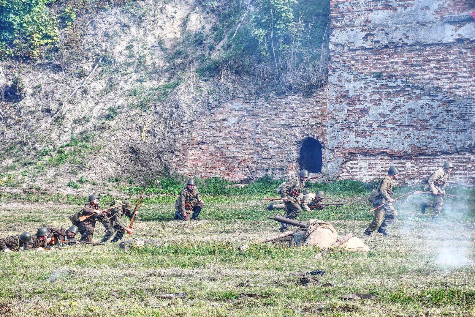 Nikon D7500 sample photo. The military, soldiers, staging photography