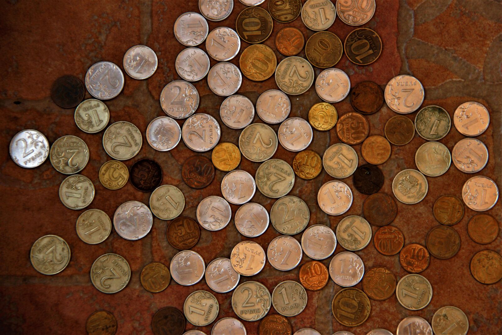 Canon EOS 550D (EOS Rebel T2i / EOS Kiss X4) sample photo. Coins, kopek, money photography