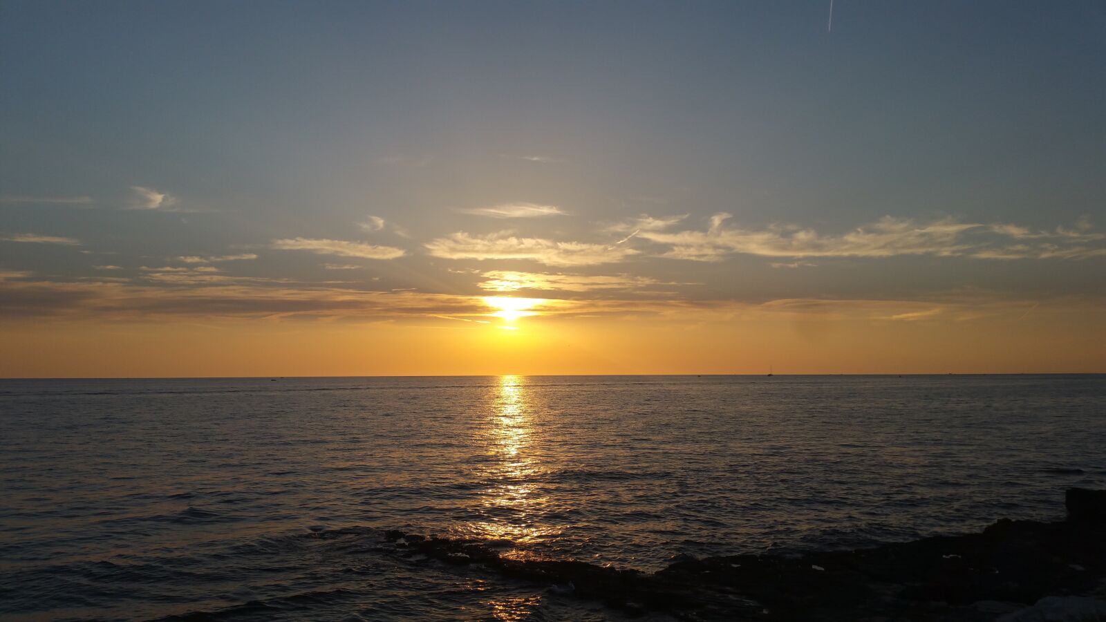 Samsung Galaxy Note4 sample photo. Sunset, summer, sea photography