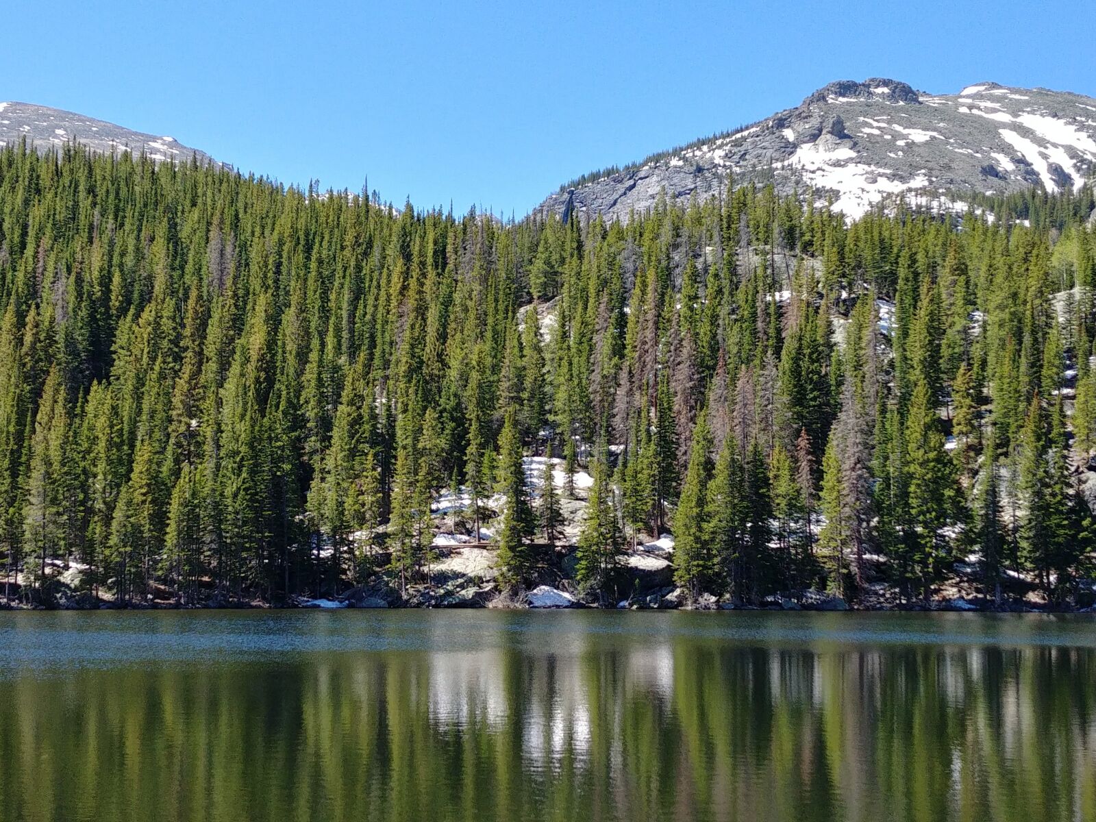 LG G6 sample photo. Bear lake, colorado, nature photography