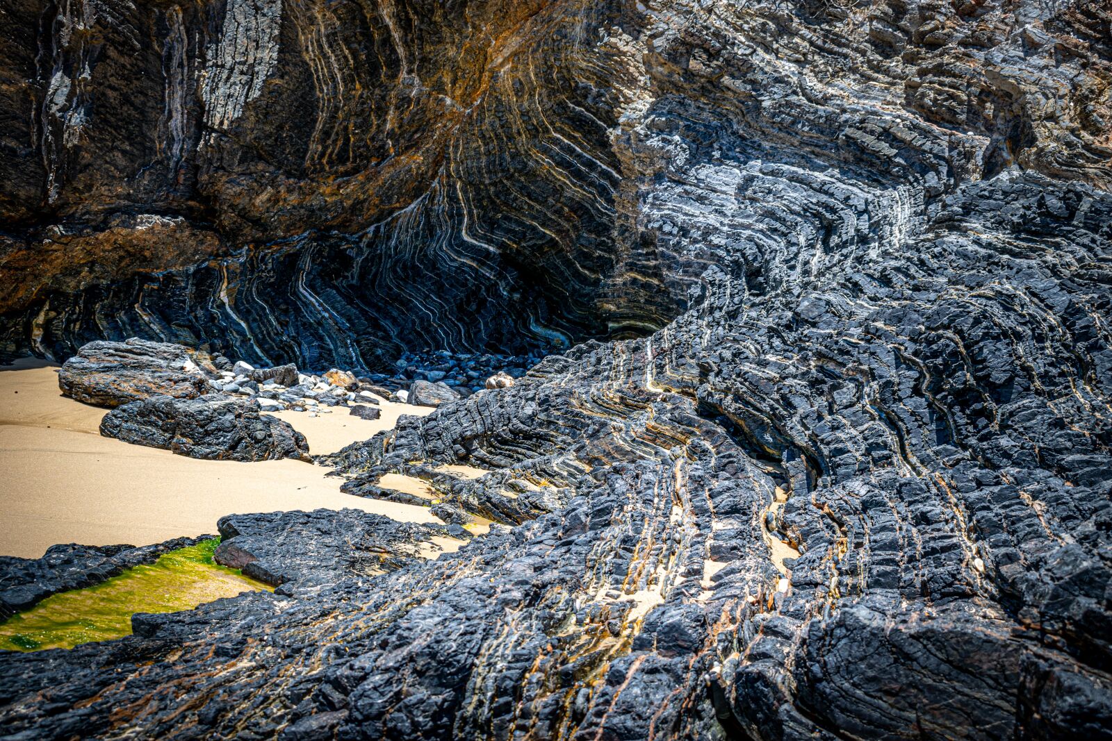 Nikon D3300 sample photo. Rock, lines, landscape photography