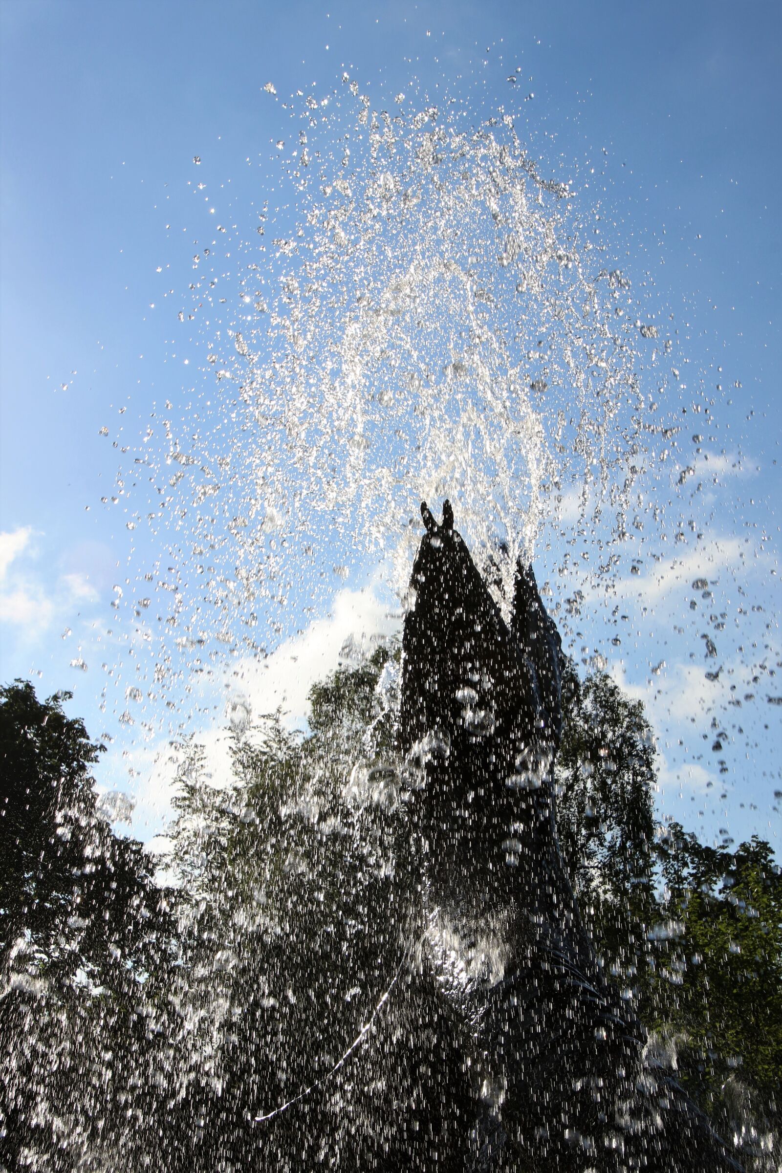 Canon EOS 7D Mark II sample photo. Blue, sky, drops, drops photography