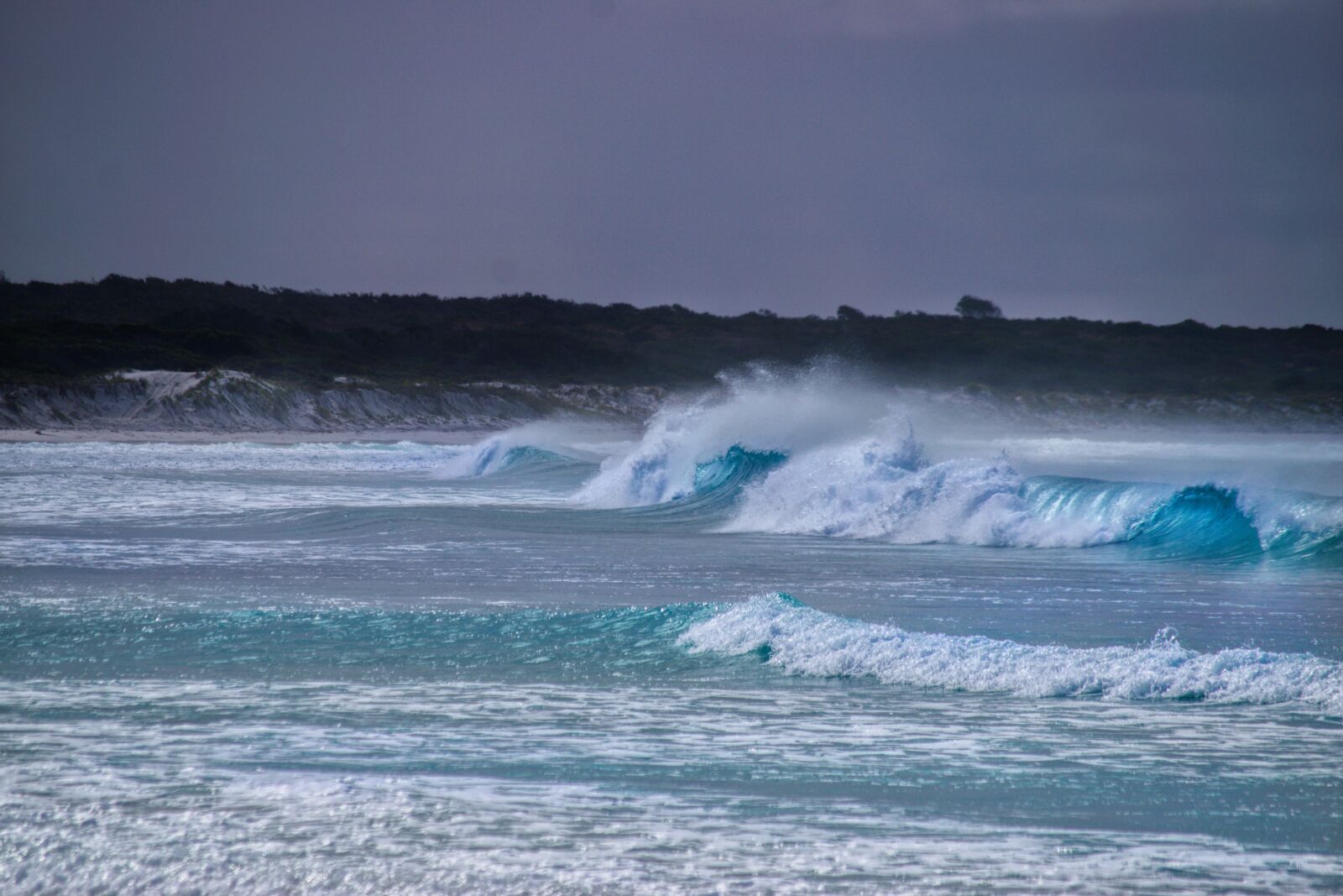 Nikon D3300 sample photo. Surf, moody, blue photography