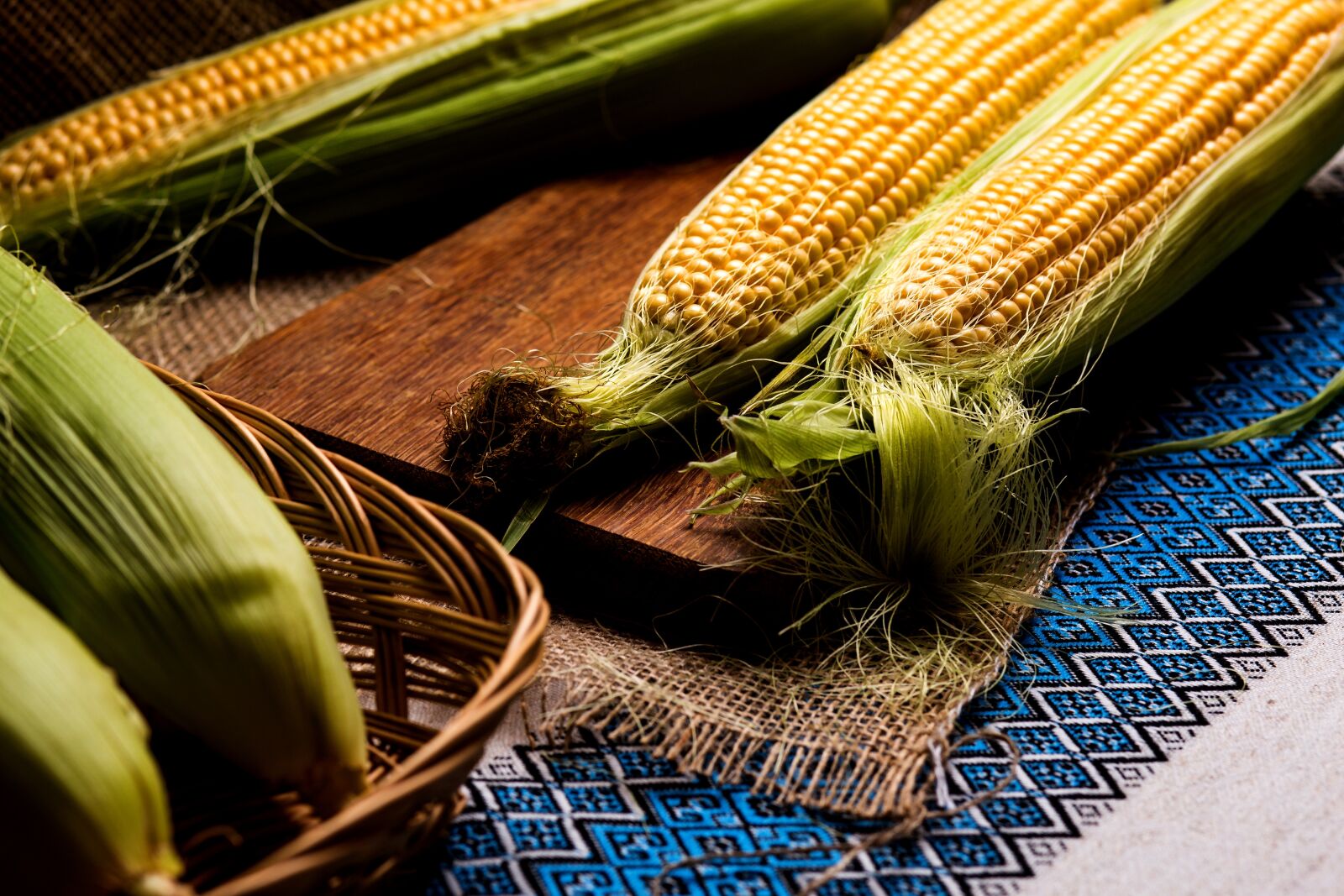 Canon EF 85mm F1.8 USM sample photo. Corn, vegetables, the ear photography