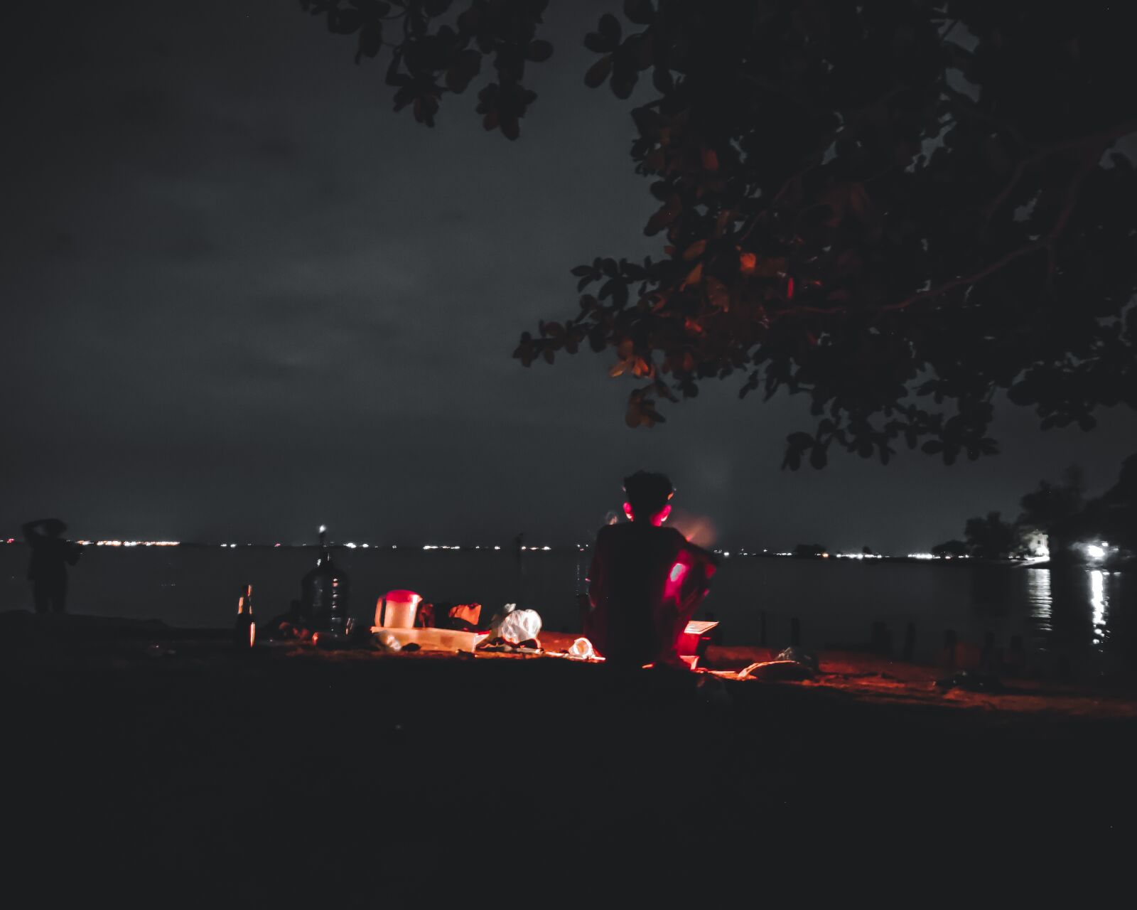 Realme XT sample photo. Beach, night, nature photography