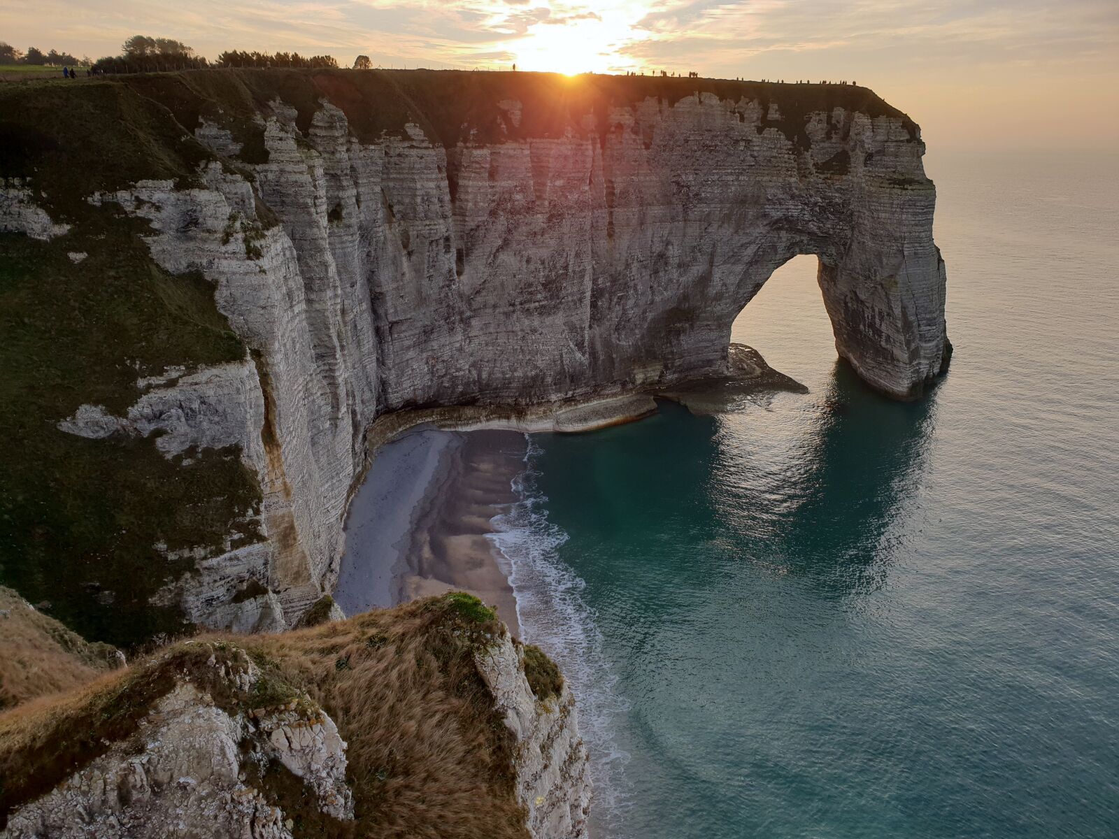 Samsung Galaxy S9+ sample photo. Falaise, entretat, normandie photography
