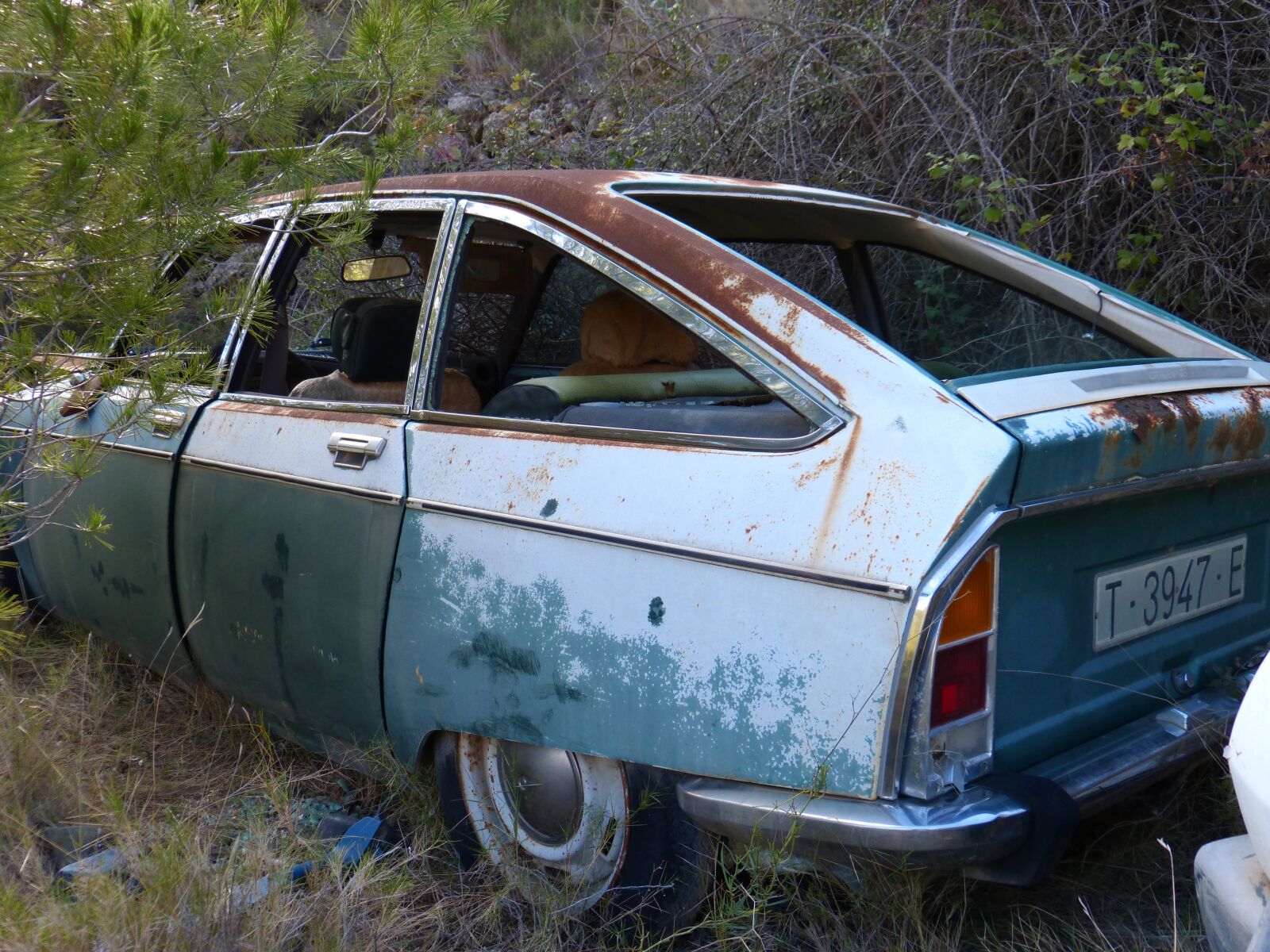 Panasonic DMC-FZ62 sample photo. Car, old, citroen gs photography