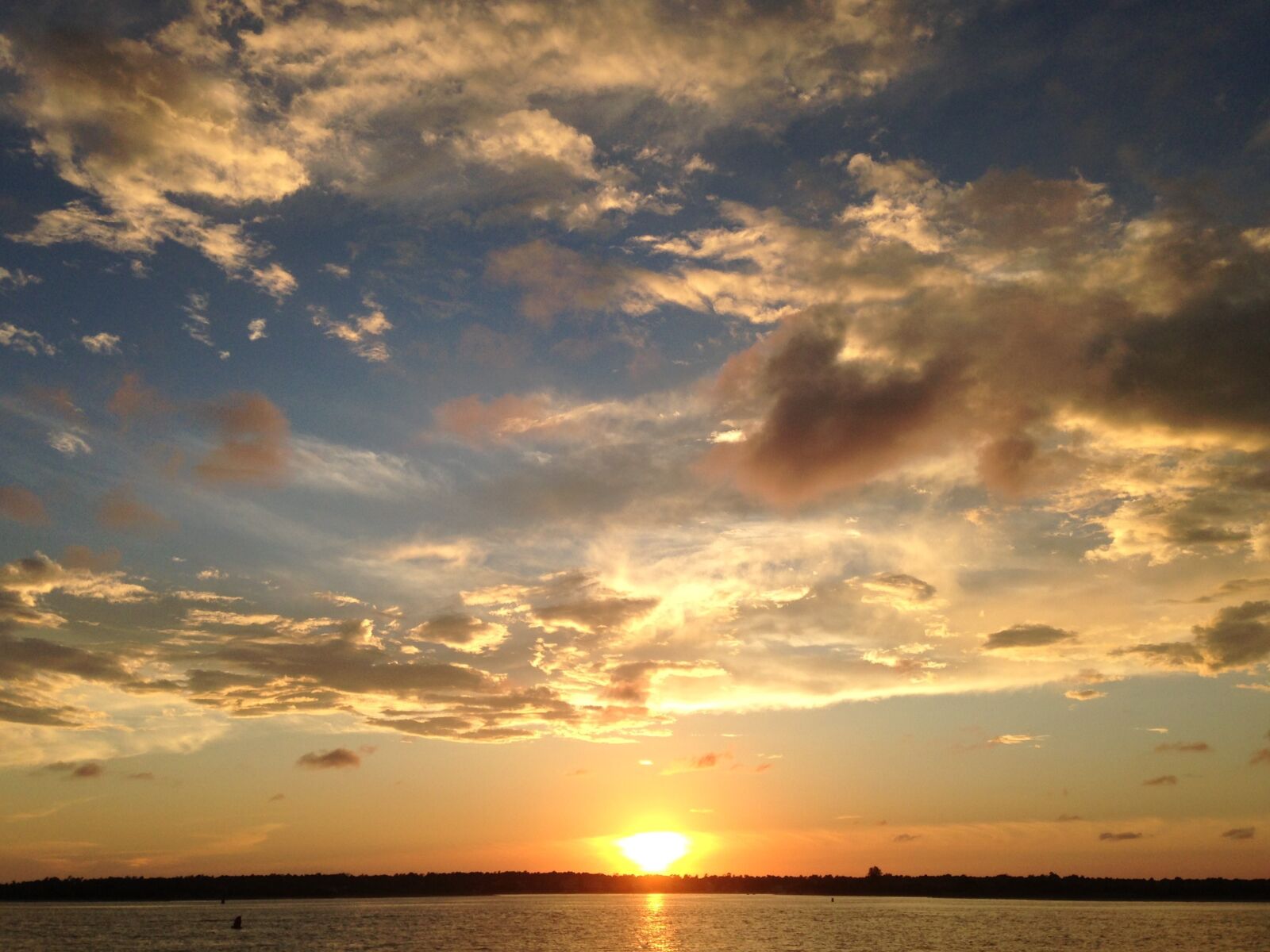 iPhone 5c back camera 4.12mm f/2.4 sample photo. Sunset, clouds, sky photography
