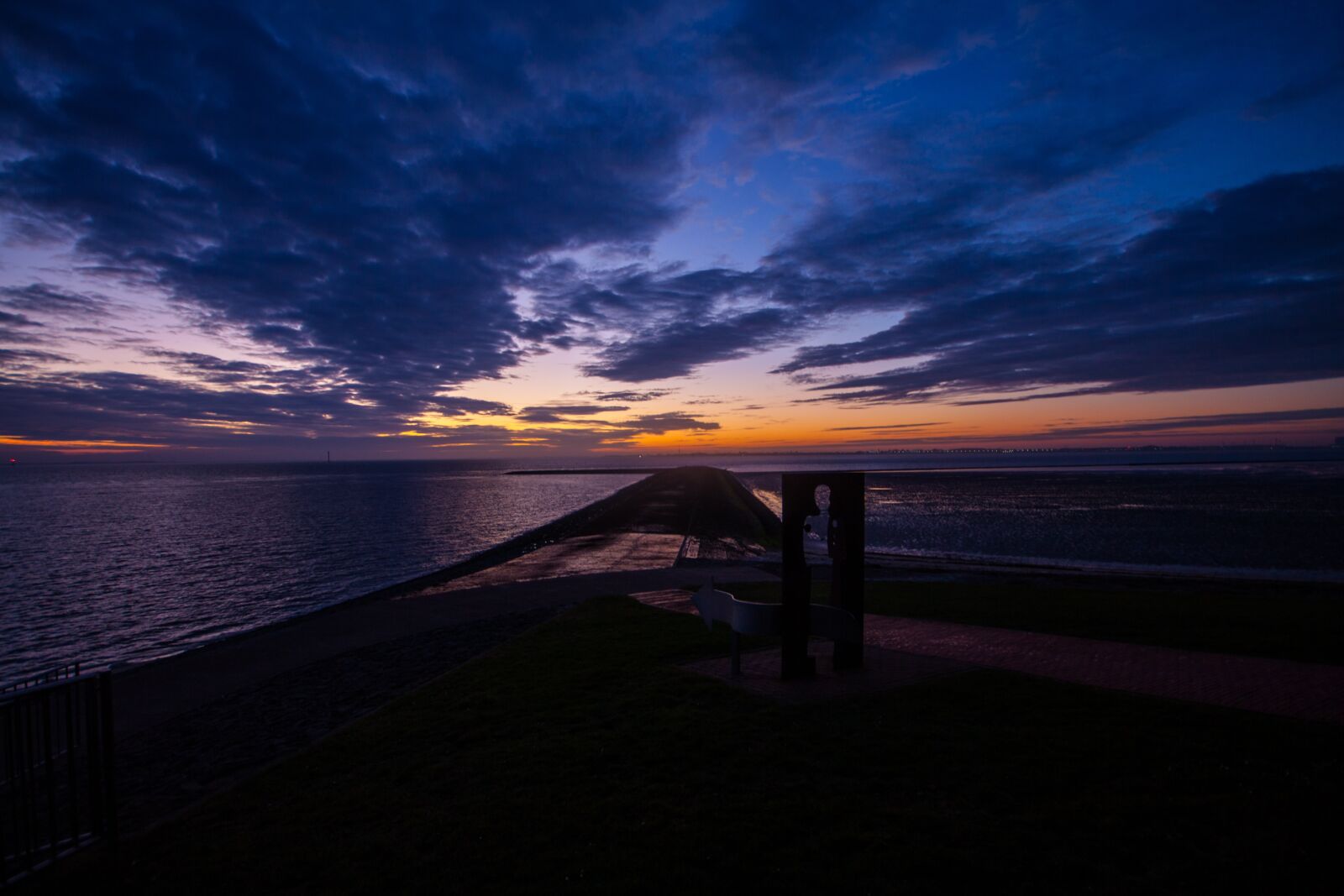 Canon EOS 50D sample photo. Butjadingen, north sea, sunset photography