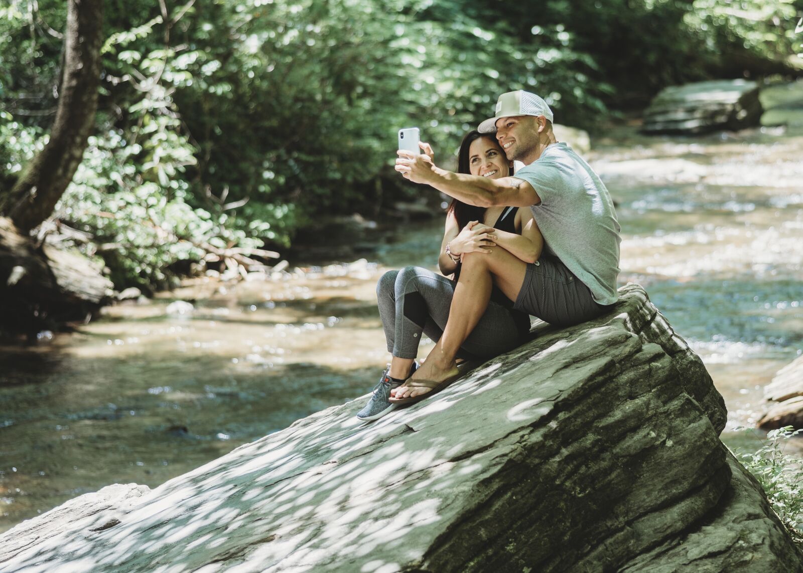 Nikon D750 sample photo. Selfie, river, creek photography