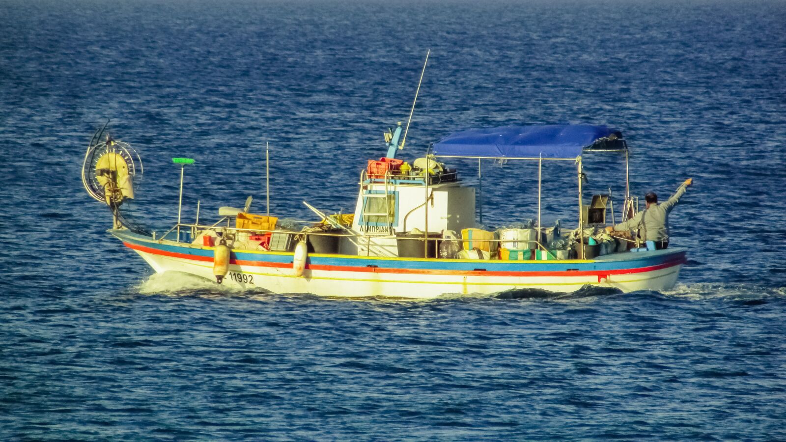 Canon PowerShot SX400 IS sample photo. Fishing, fishing boat, boat photography
