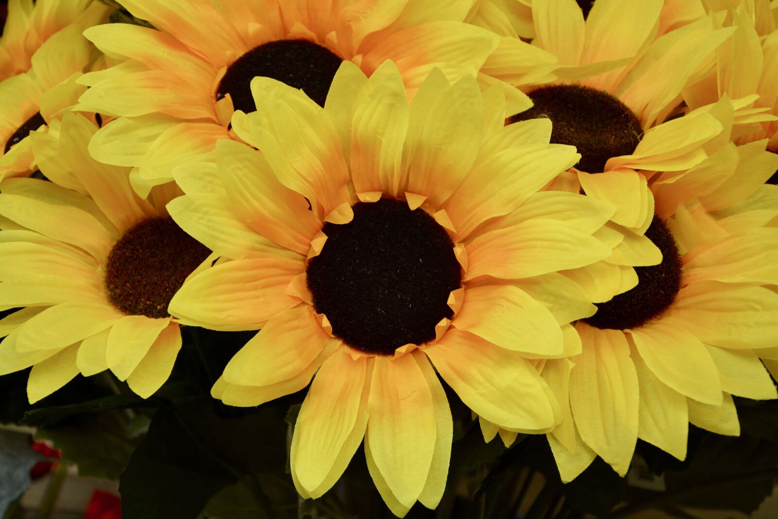 Nikon D5200 sample photo. Flowers sunflower, fabric flowers photography