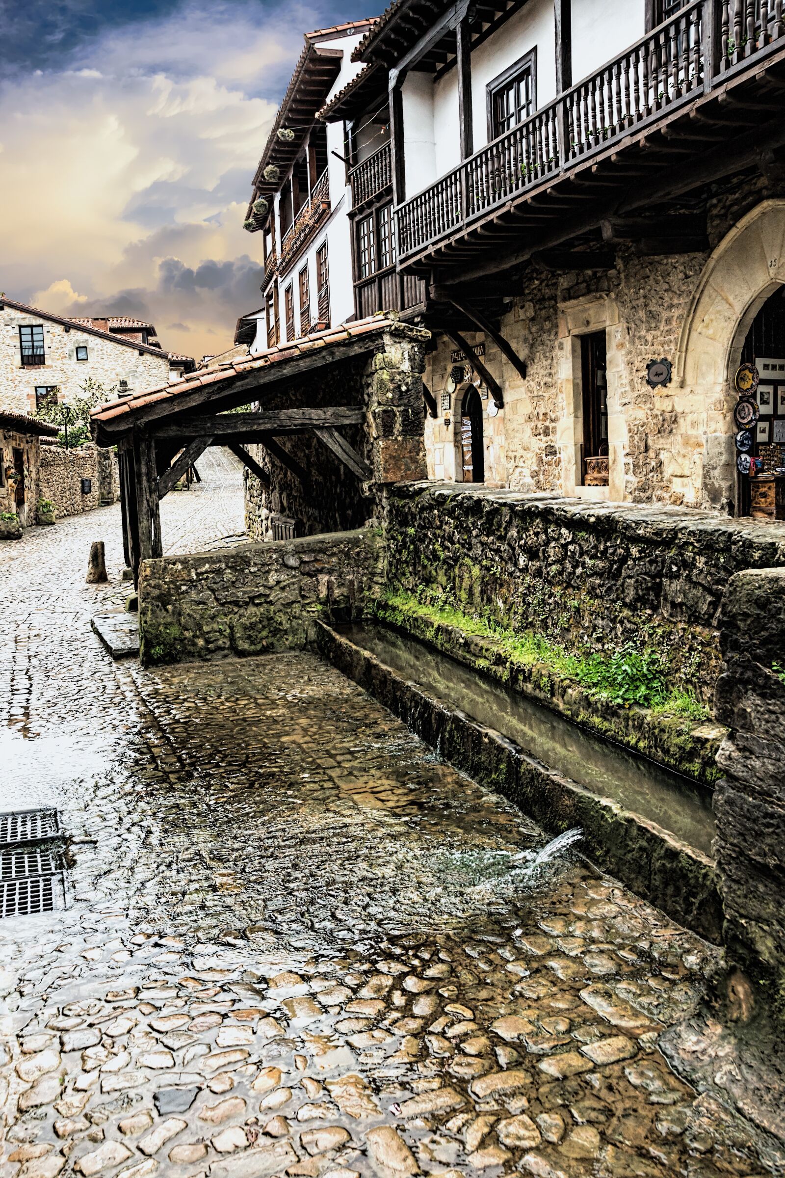 Nikon D800 sample photo. Water trough, santillana del photography