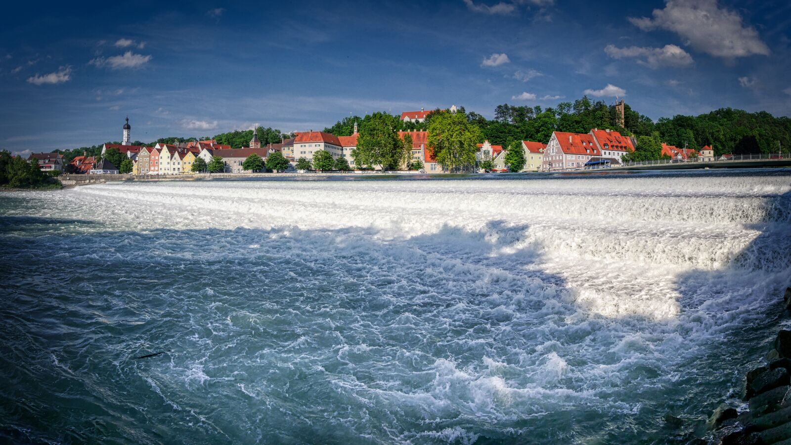Panasonic Lumix DMC-GX8 sample photo. Landsberg, lech, panorama photography